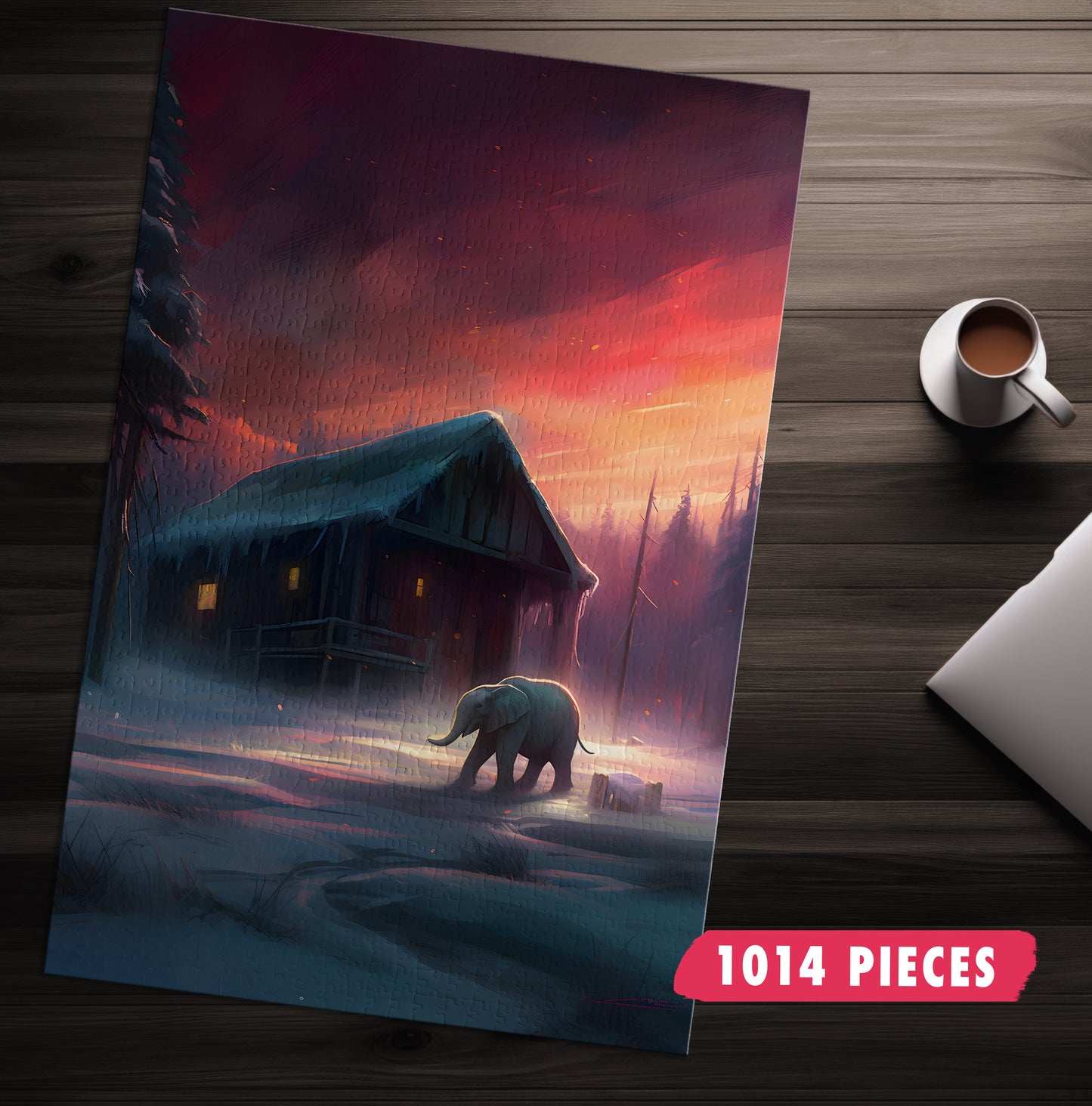 Alaskan Elephant Jigsaw Puzzle
