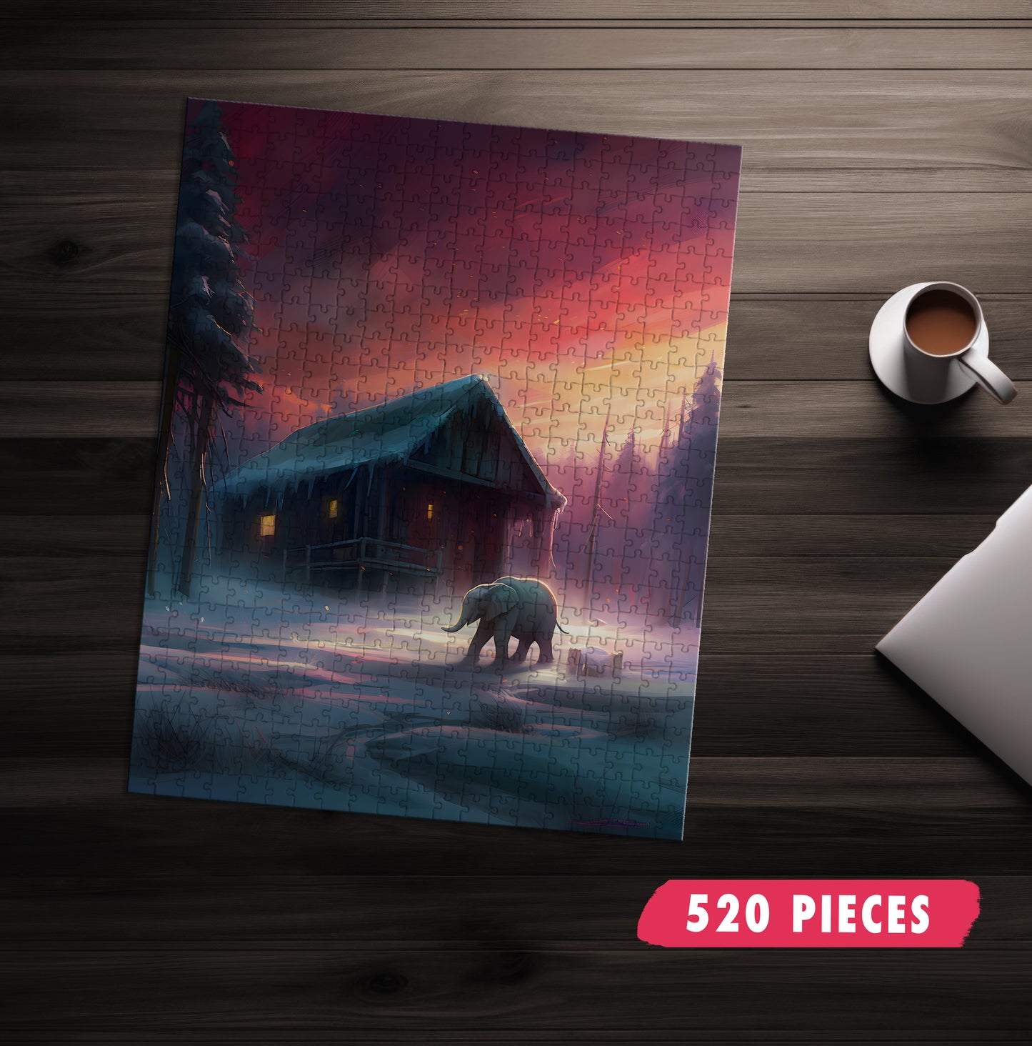 Alaskan Elephant Jigsaw Puzzle