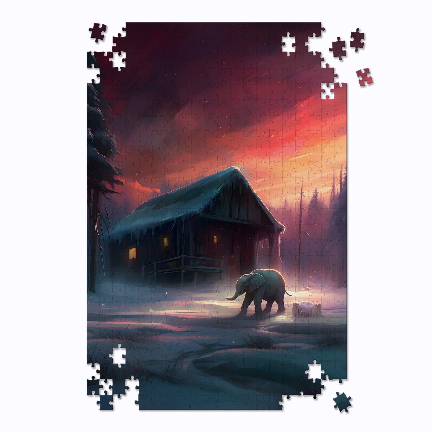 Alaskan Elephant Jigsaw Puzzle