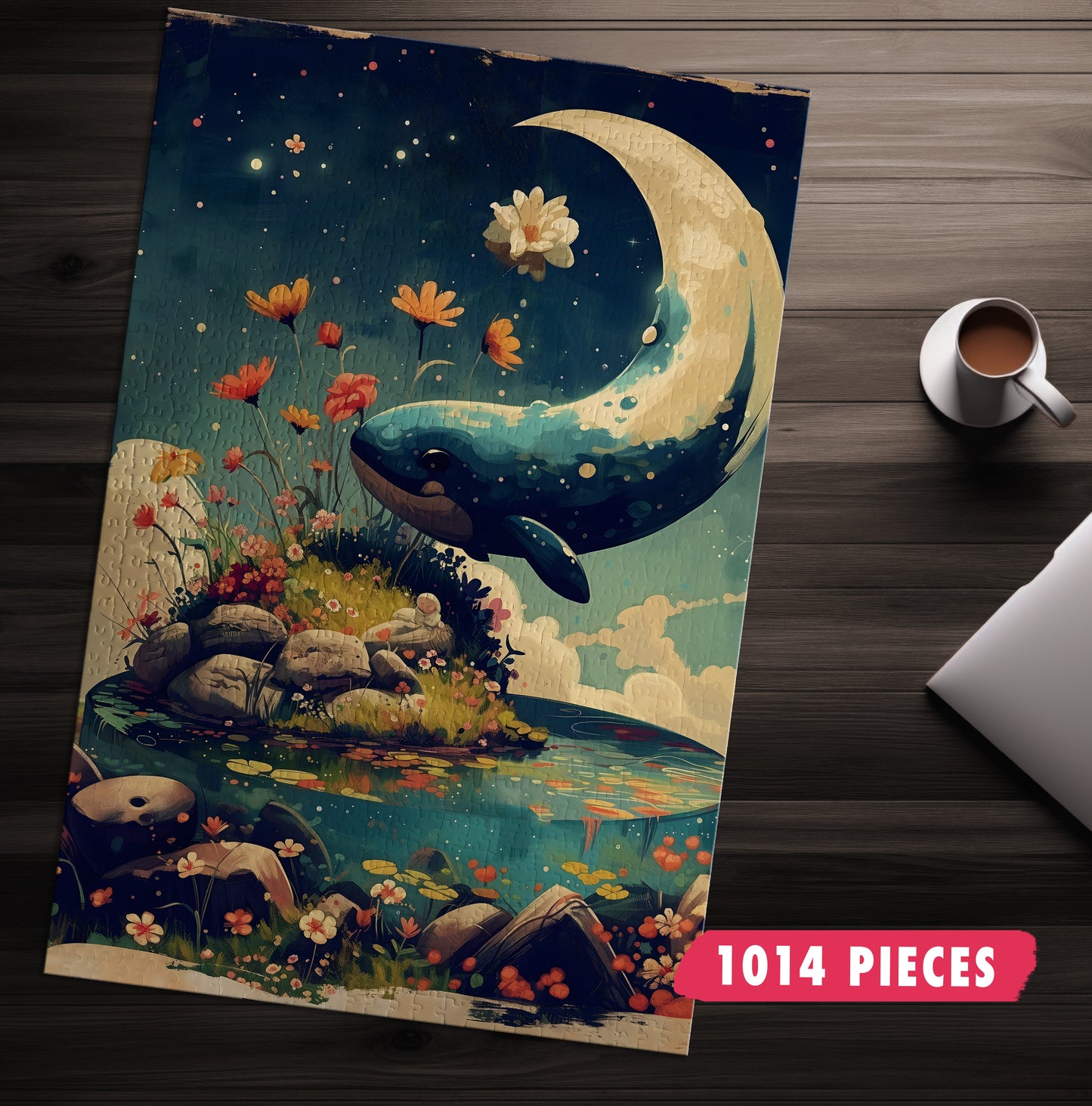 Sci-Fi Whale Jigsaw Puzzle