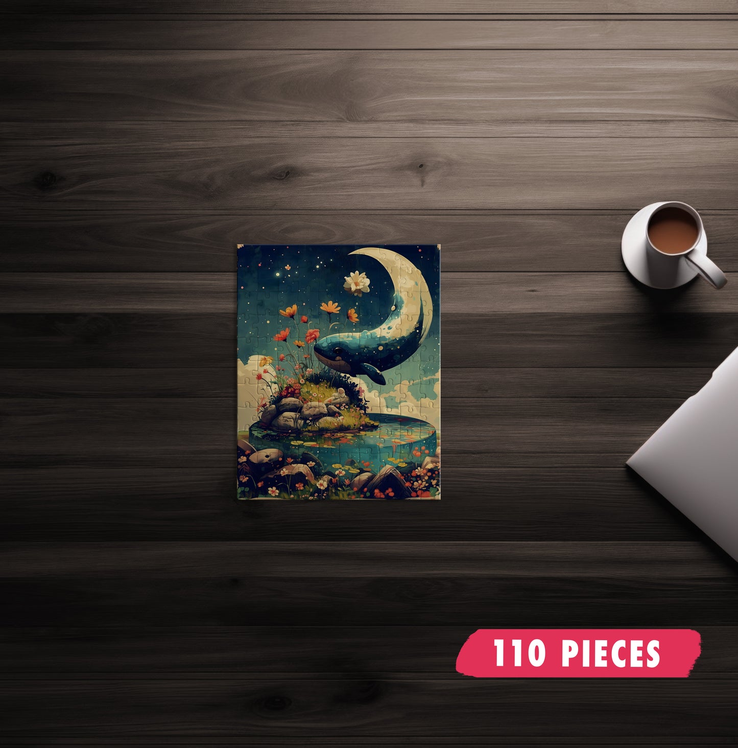 Sci-Fi Whale Jigsaw Puzzle