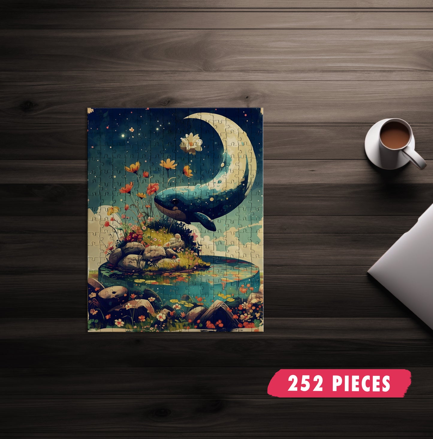 Sci-Fi Whale Jigsaw Puzzle