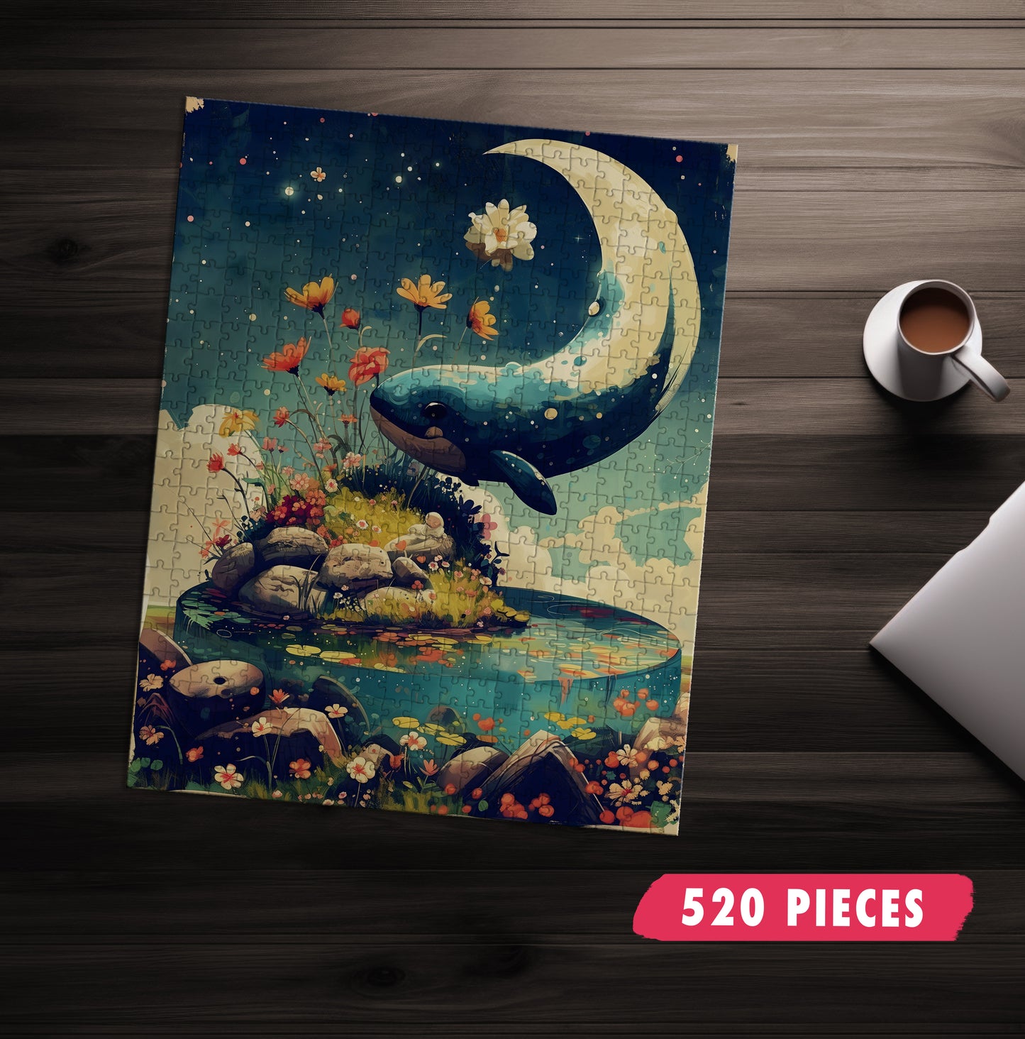 Sci-Fi Whale Jigsaw Puzzle