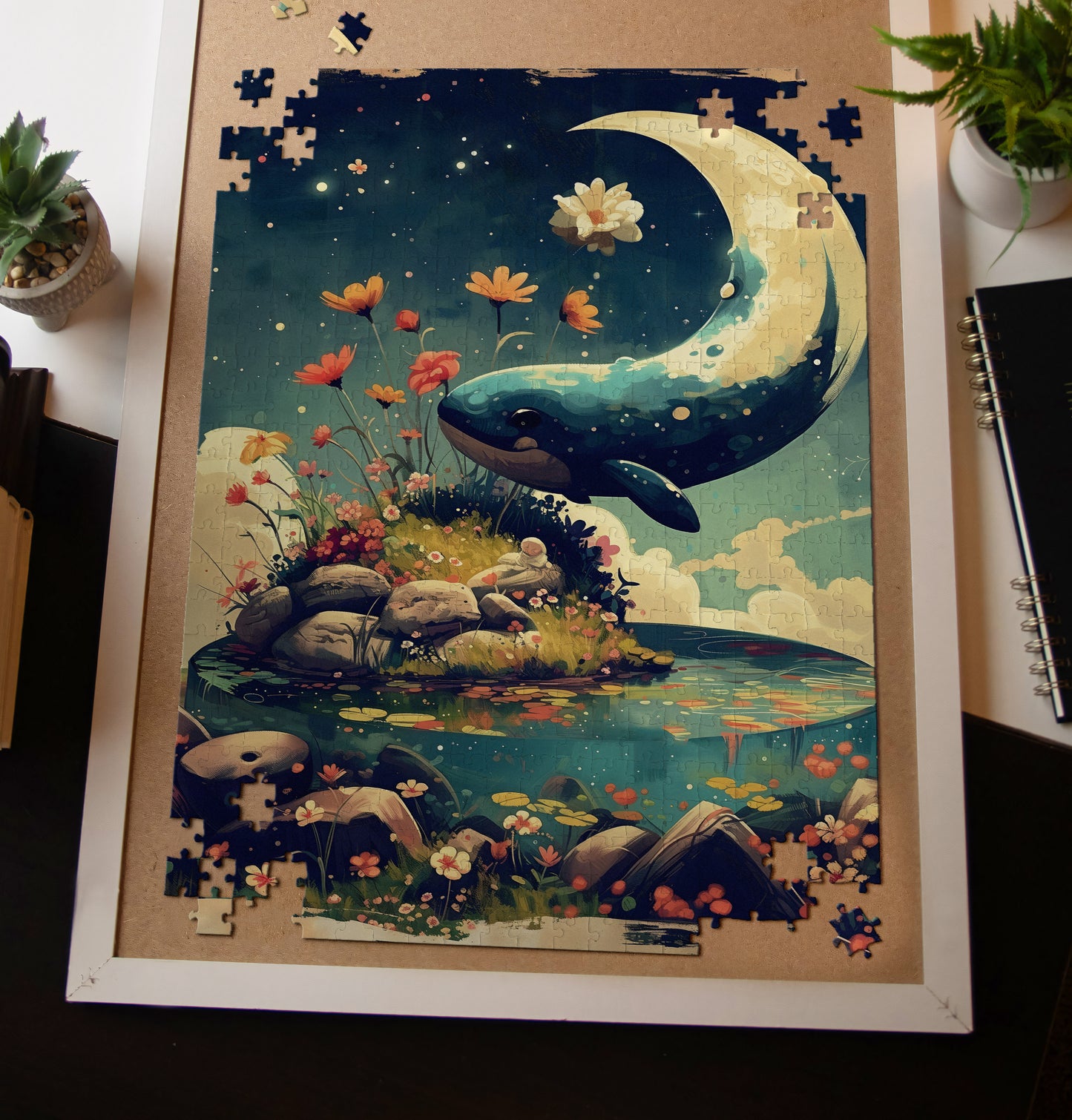 Sci-Fi Whale Jigsaw Puzzle