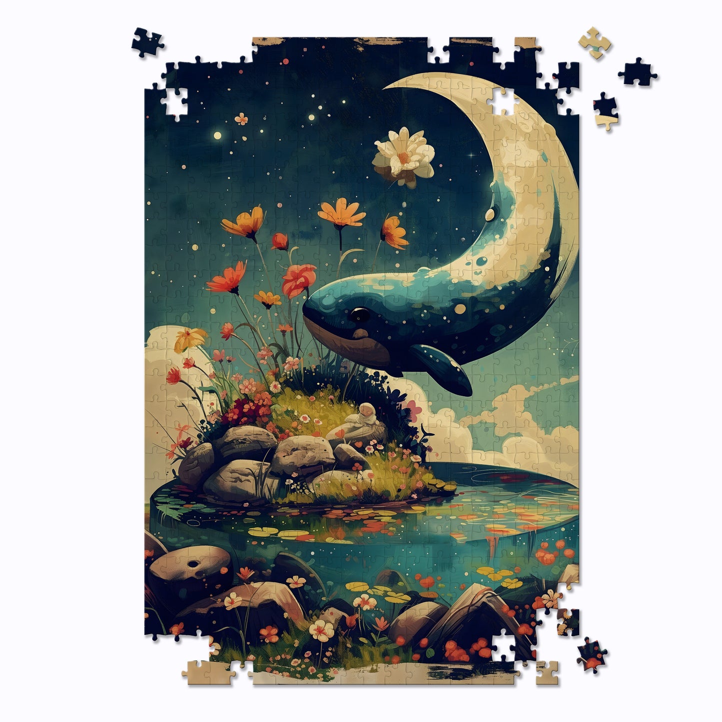 Sci-Fi Whale Jigsaw Puzzle