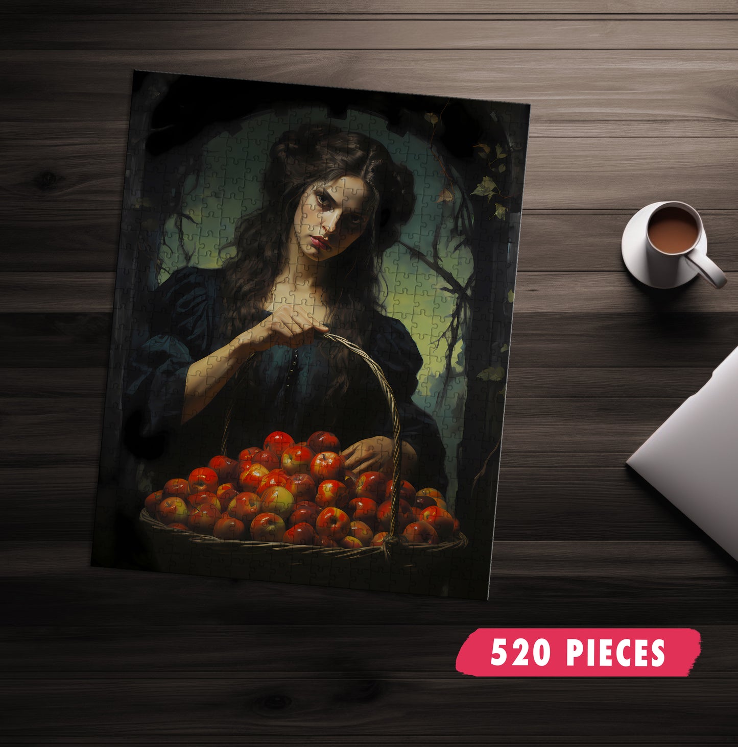 Halloween Apple Witch Jigsaw Puzzle