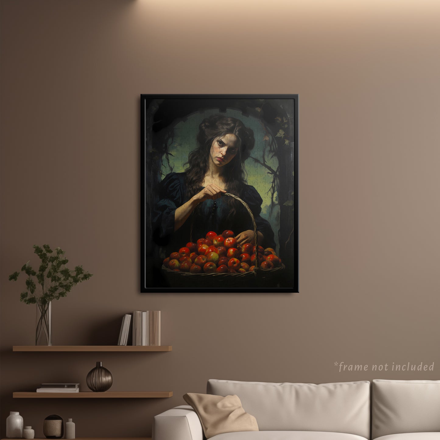 Halloween Apple Witch Jigsaw Puzzle