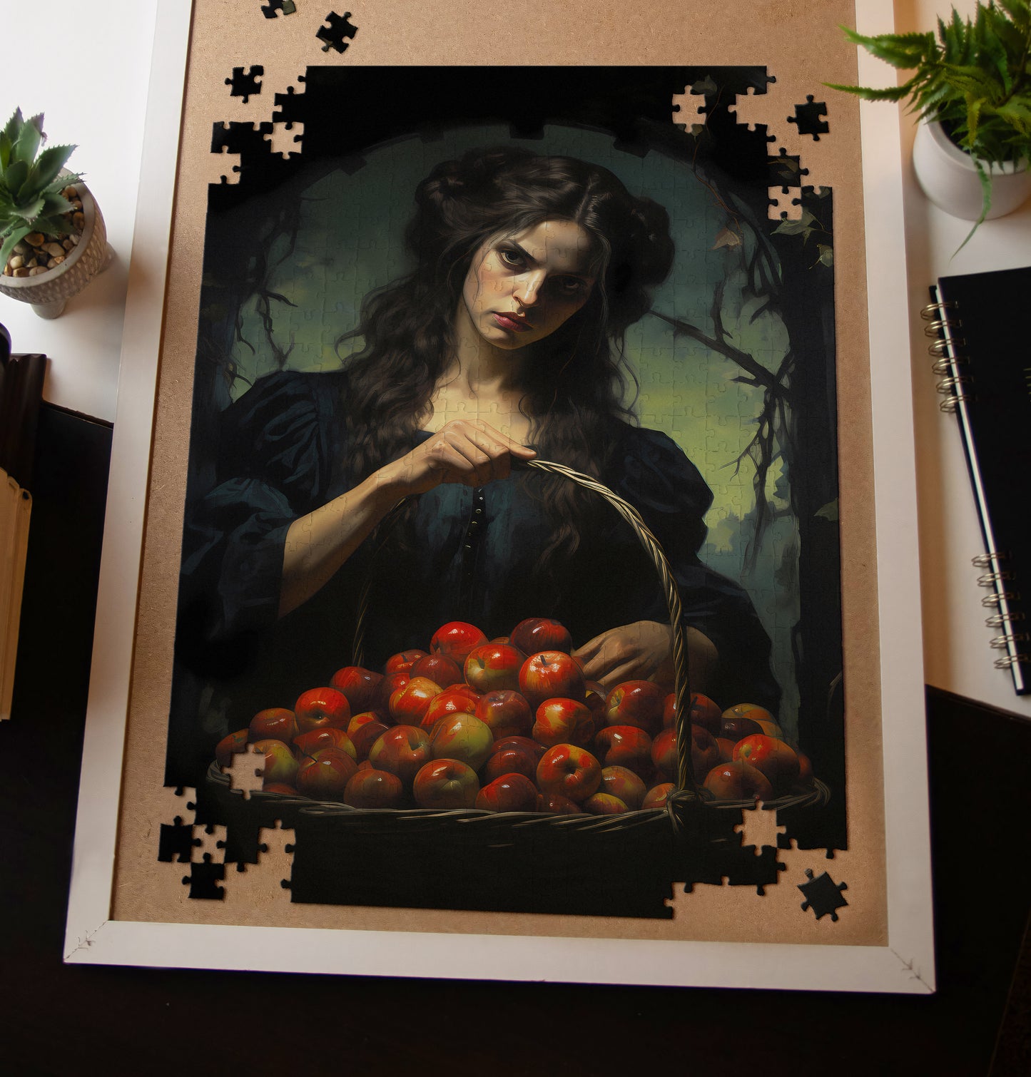 Halloween Apple Witch Jigsaw Puzzle