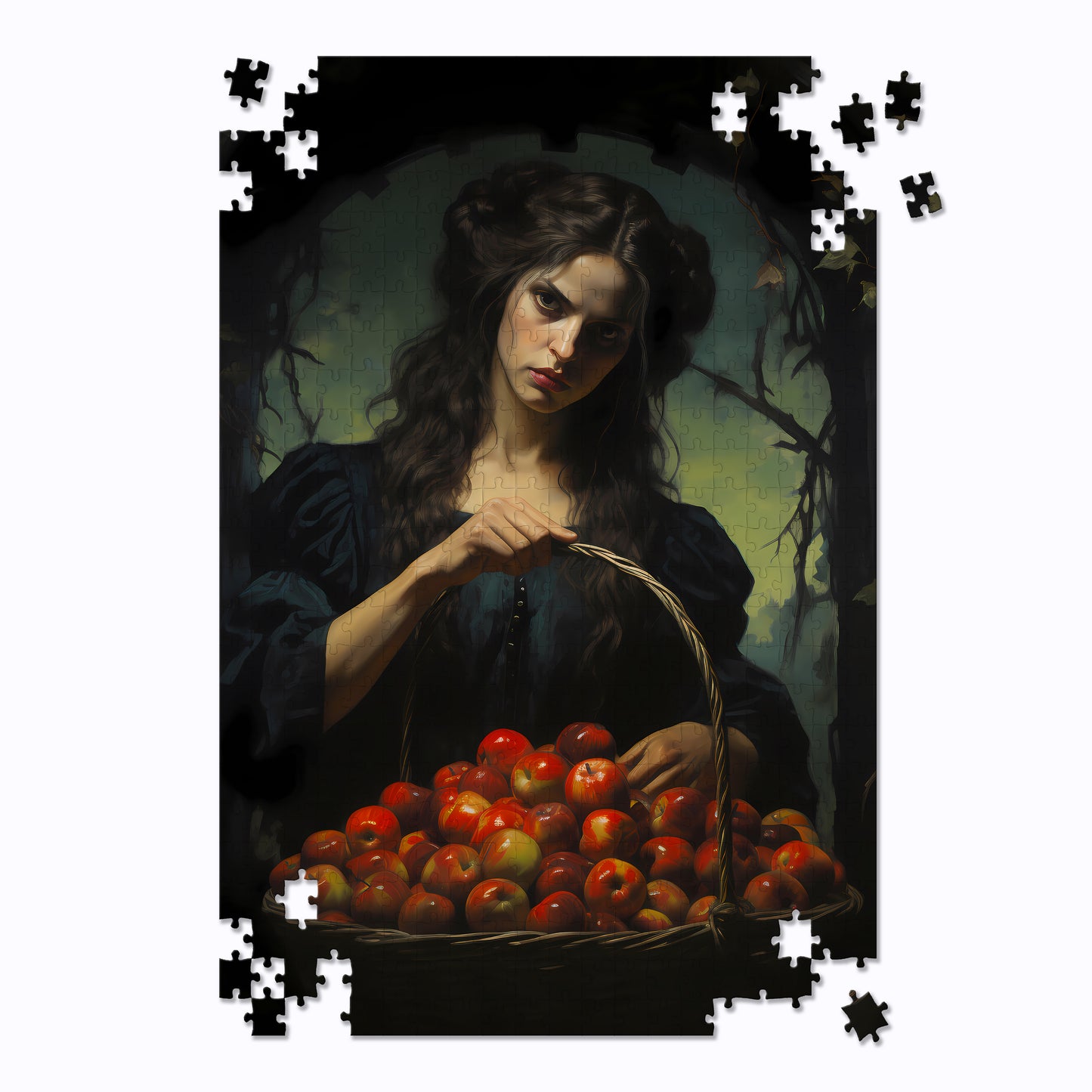 Halloween Apple Witch Jigsaw Puzzle