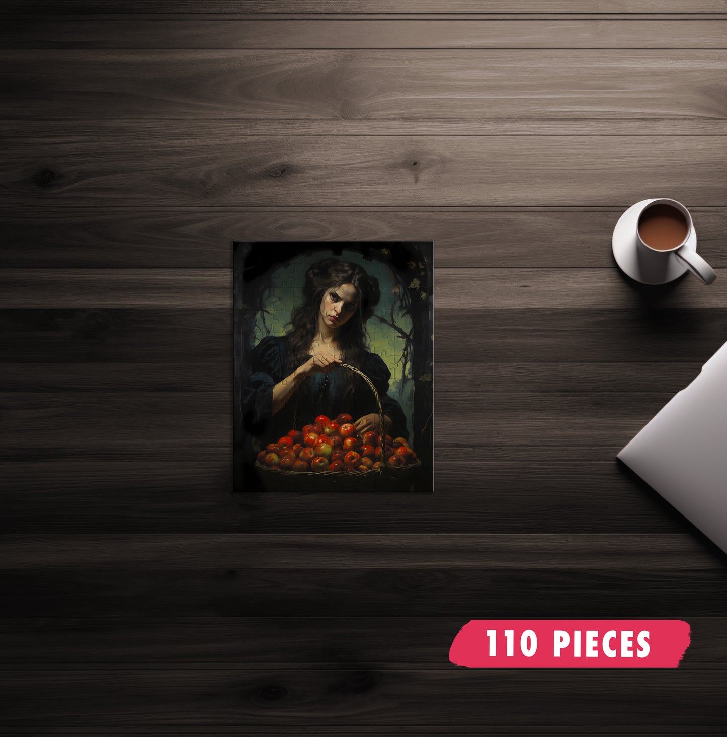 Halloween Apple Witch Jigsaw Puzzle