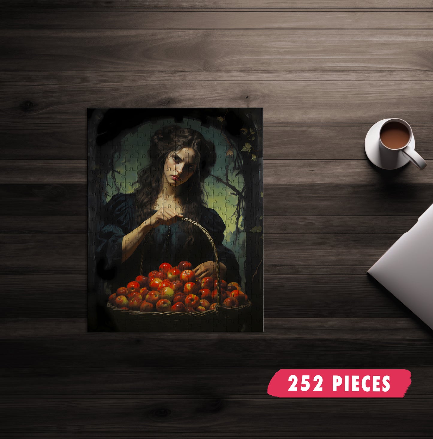 Halloween Apple Witch Jigsaw Puzzle