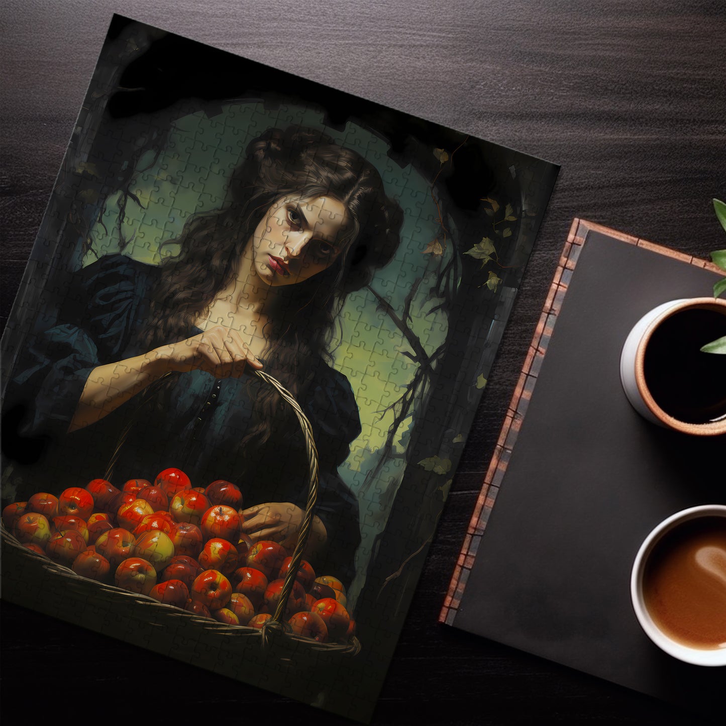 Halloween Apple Witch Jigsaw Puzzle