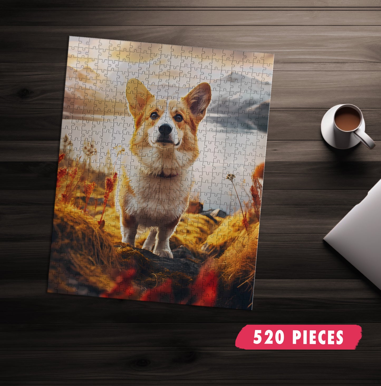Adorable Adventure Corgi Jigsaw Puzzle