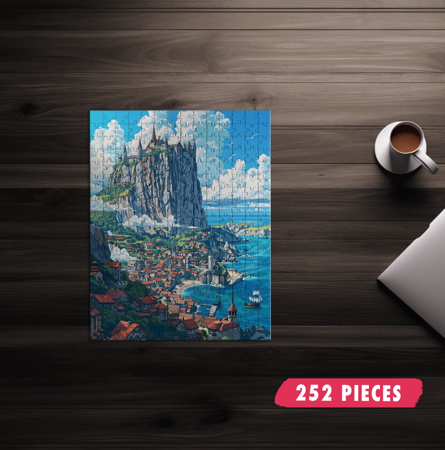 Cliffside Kingdom Jigsaw Puzzle