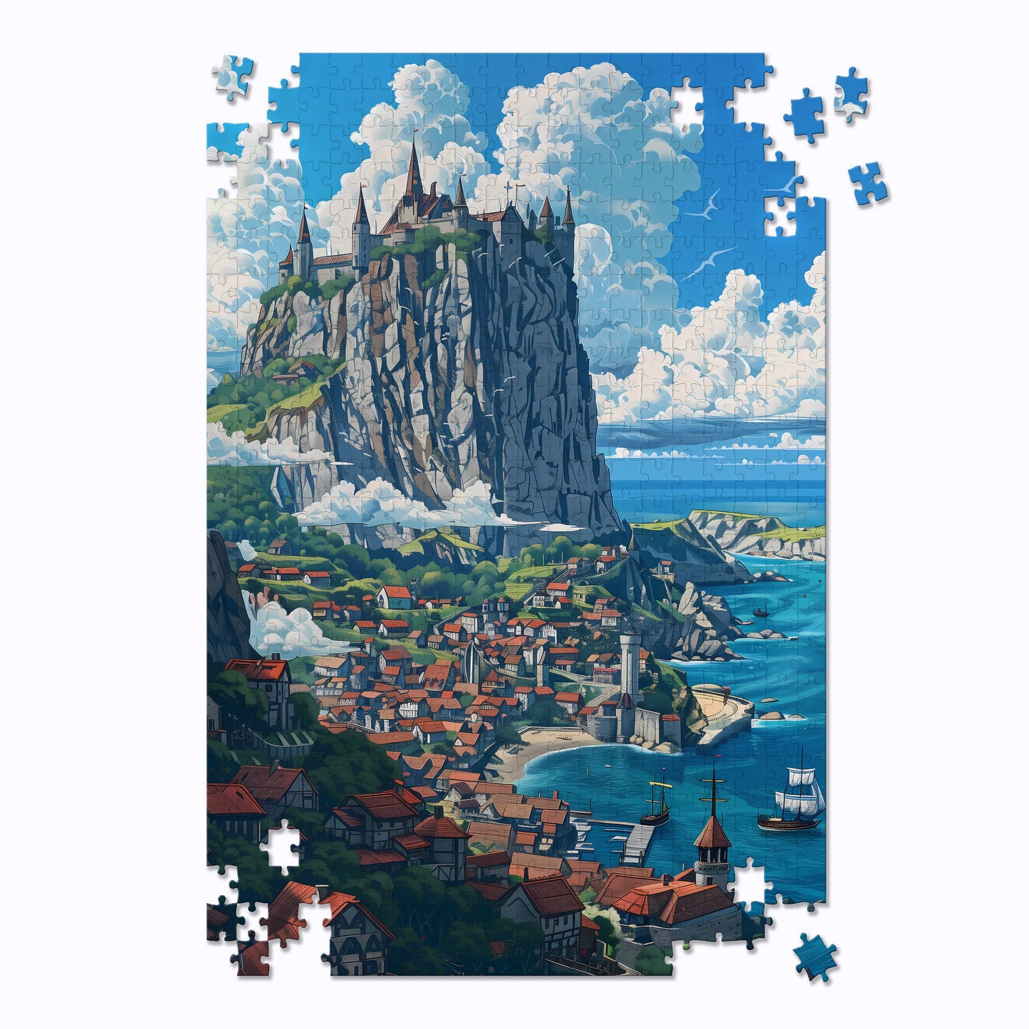 Cliffside Kingdom Jigsaw Puzzle