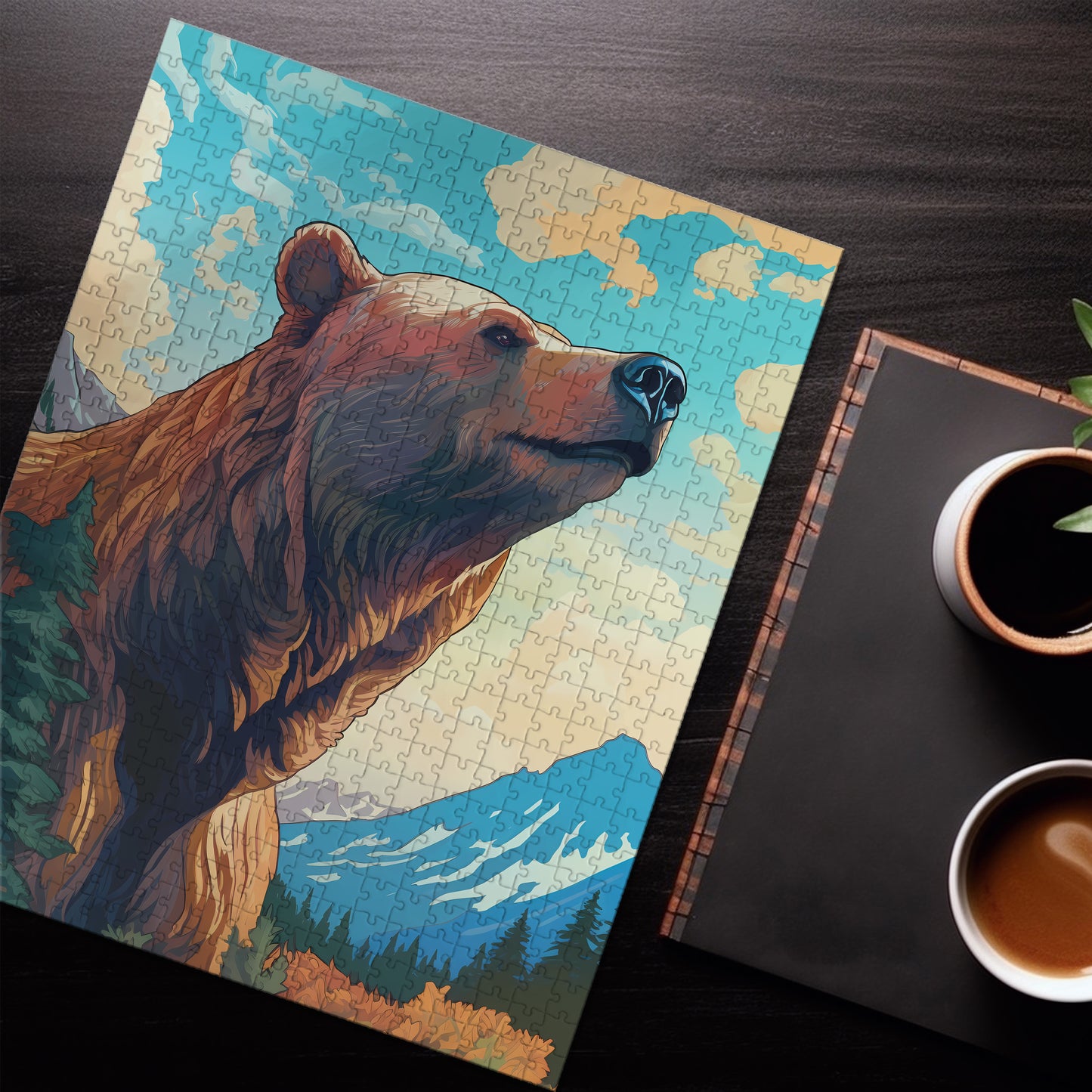 Mountain Bear Portrait Jigsaw Puzzle