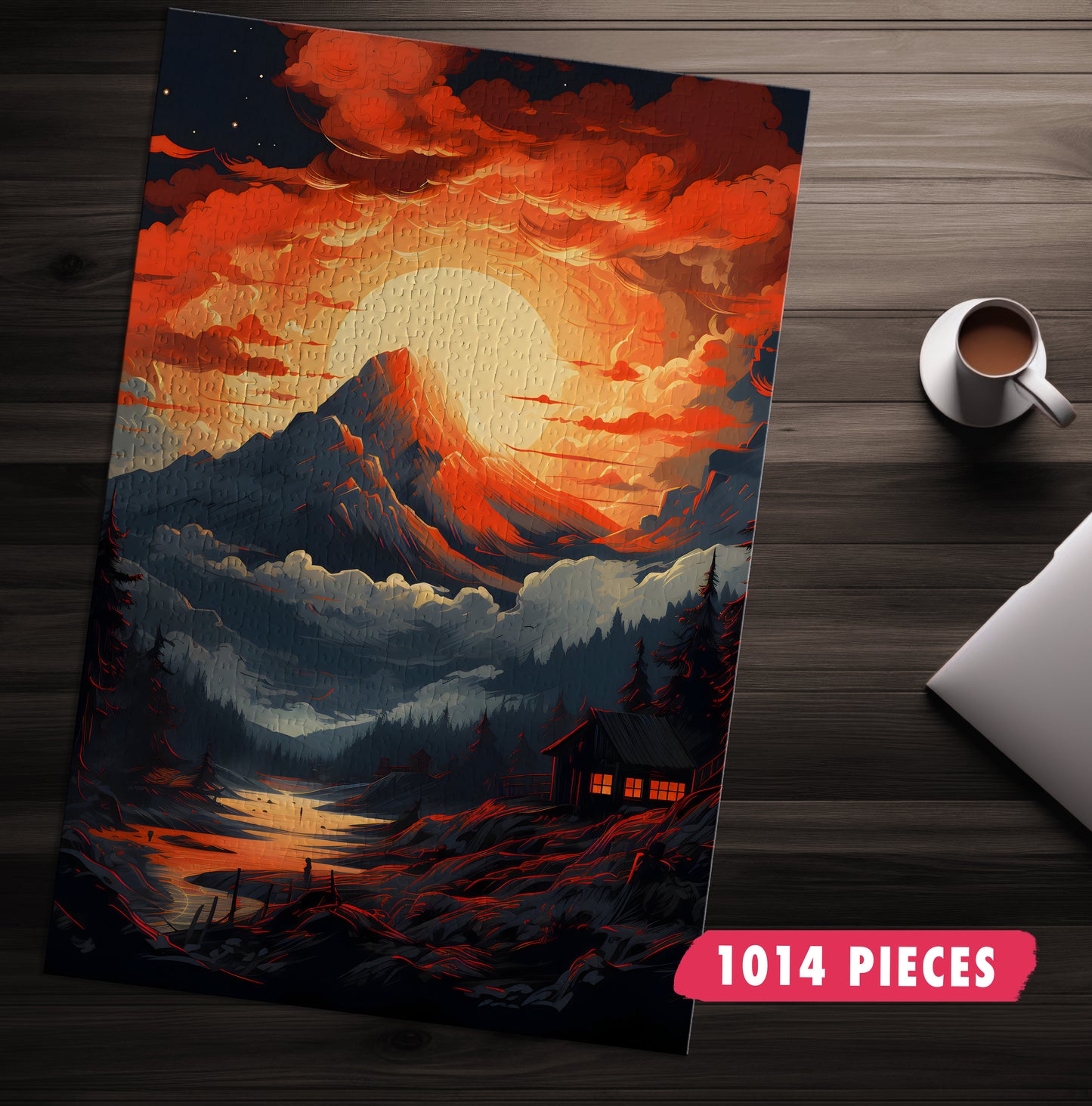 Volcanic Mountain Jigsaw Puzzle