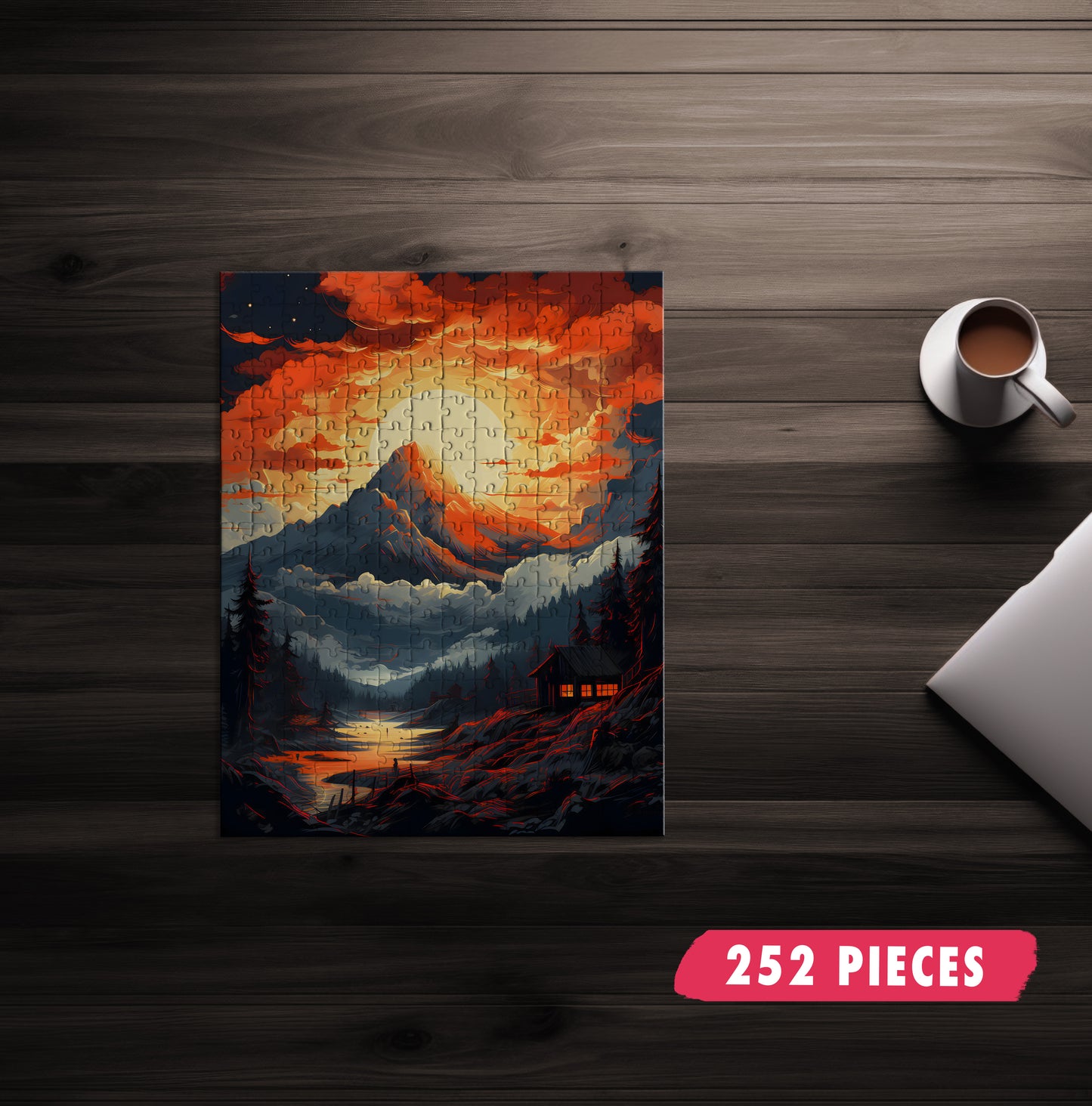 Volcanic Mountain Jigsaw Puzzle