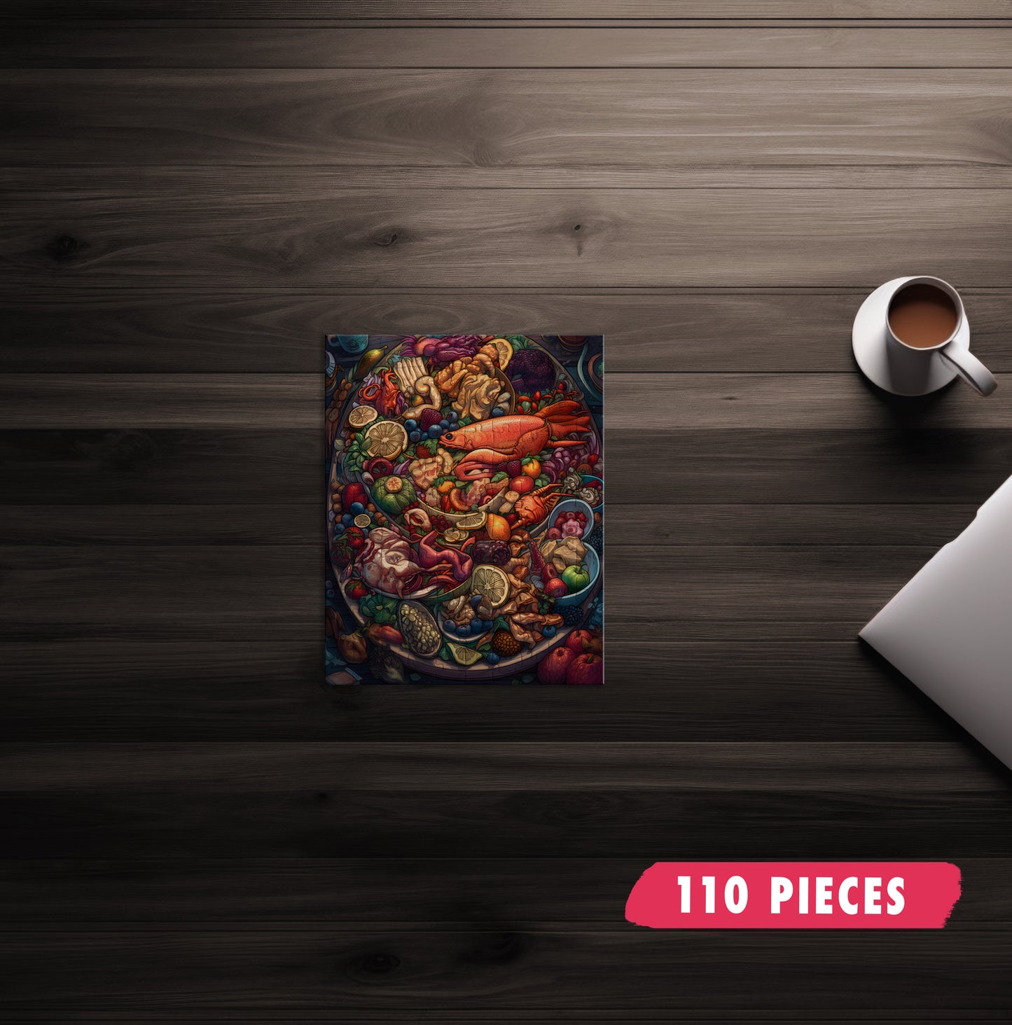 Exotic Seafood Platter Jigsaw Puzzle