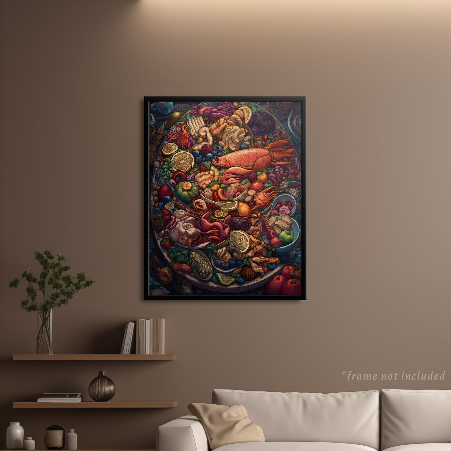 Exotic Seafood Platter Jigsaw Puzzle
