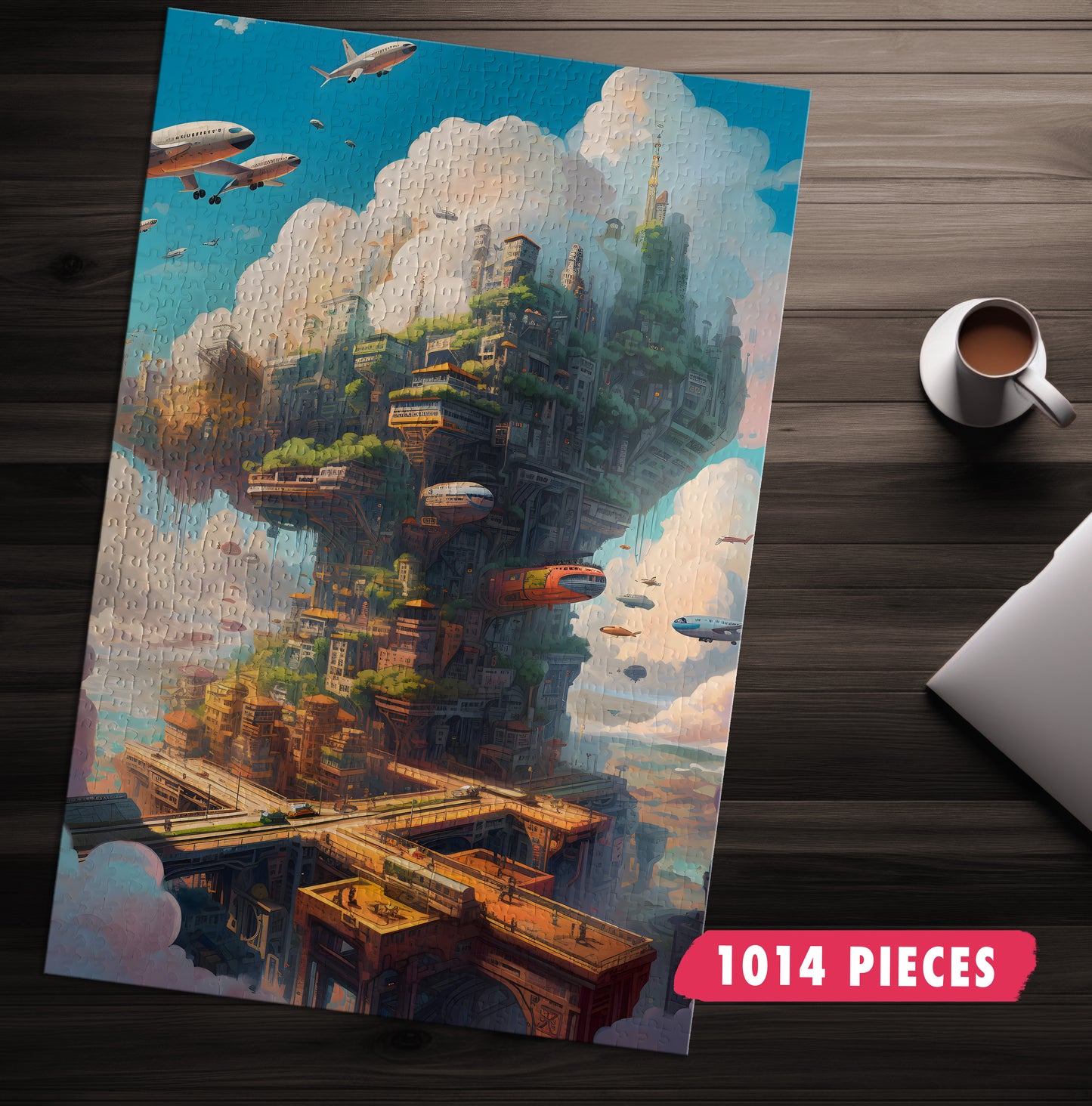 Cloud Aircraft Hanger Jigsaw Puzzle