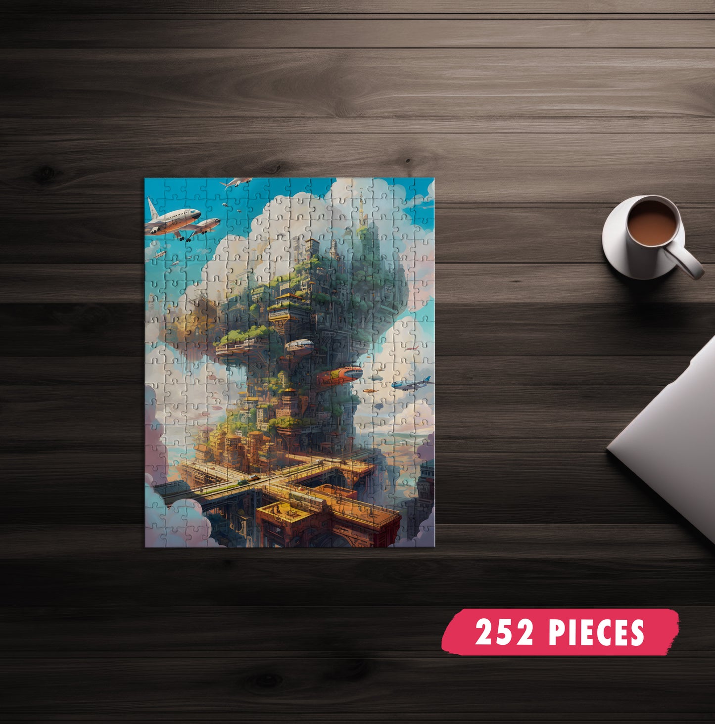 Cloud Aircraft Hanger Jigsaw Puzzle