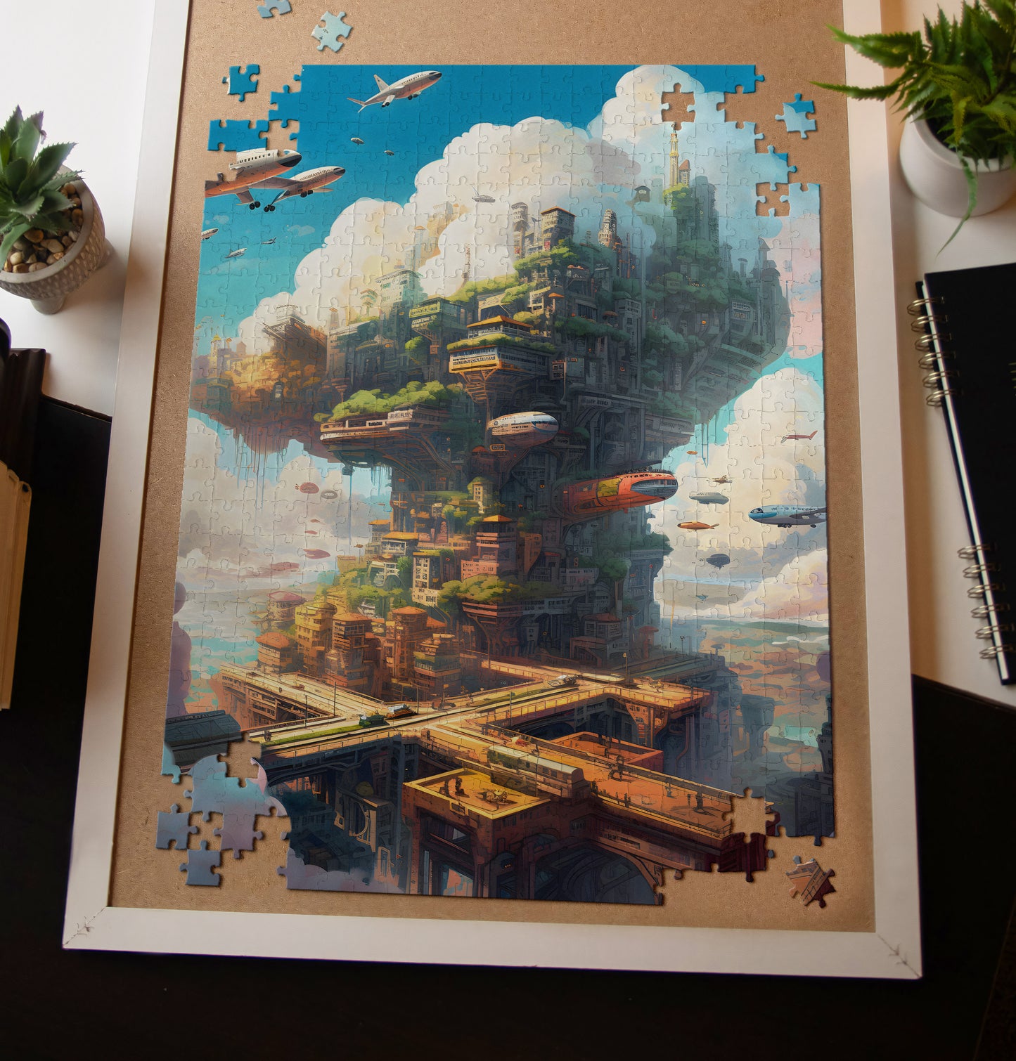 Cloud Aircraft Hanger Jigsaw Puzzle