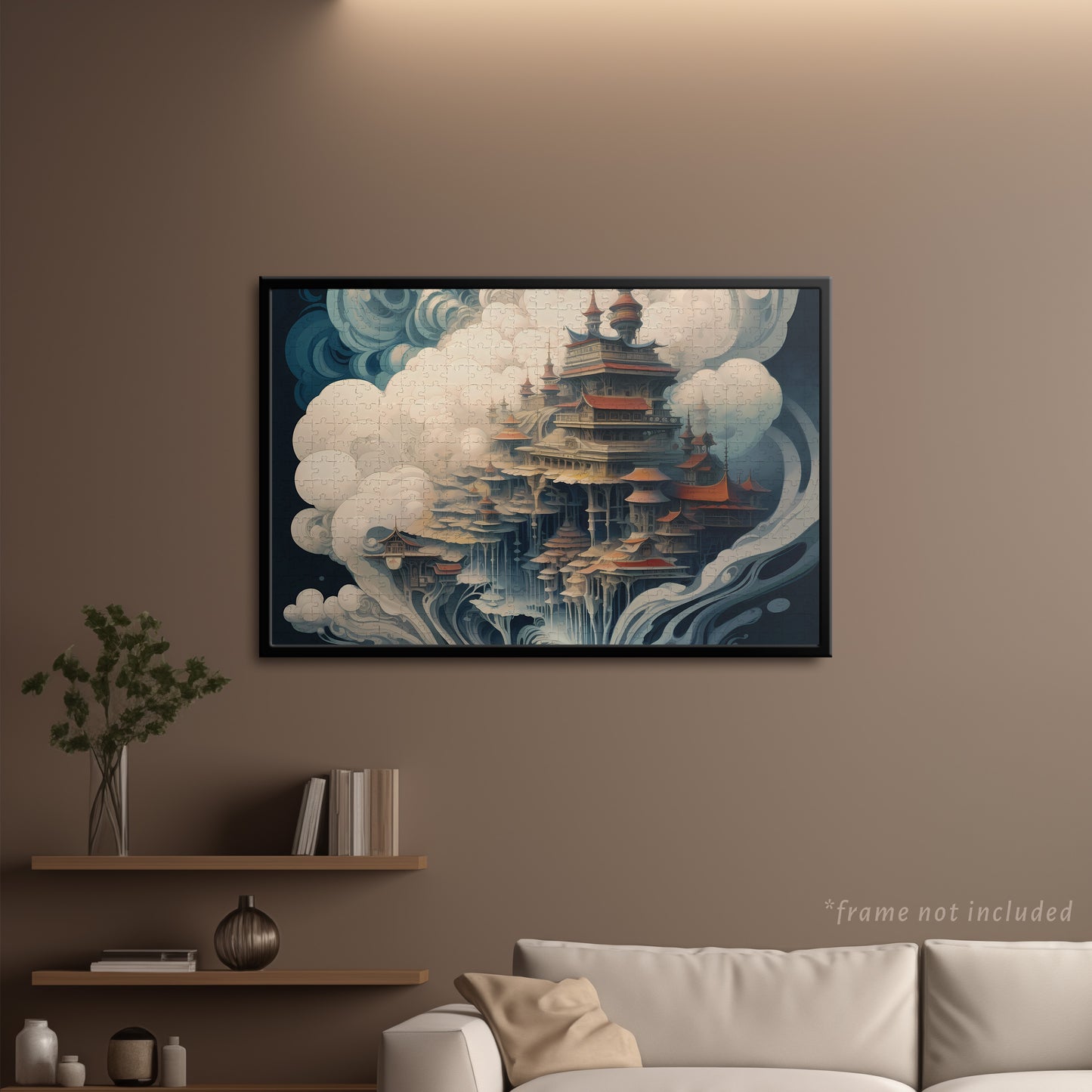Abstract Cloud City Jigsaw Puzzle