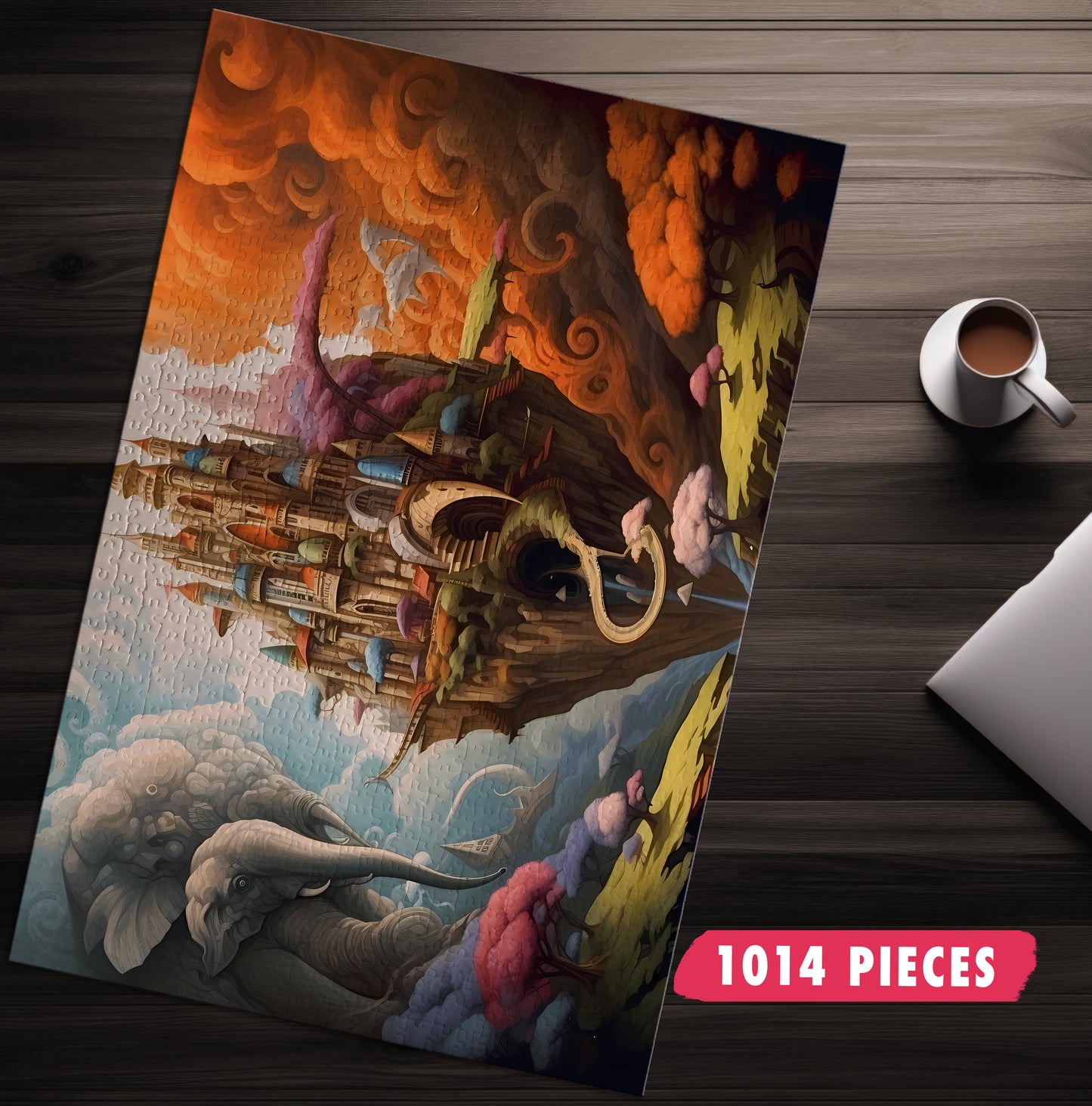 Merging Of Worlds Jigsaw Puzzle
