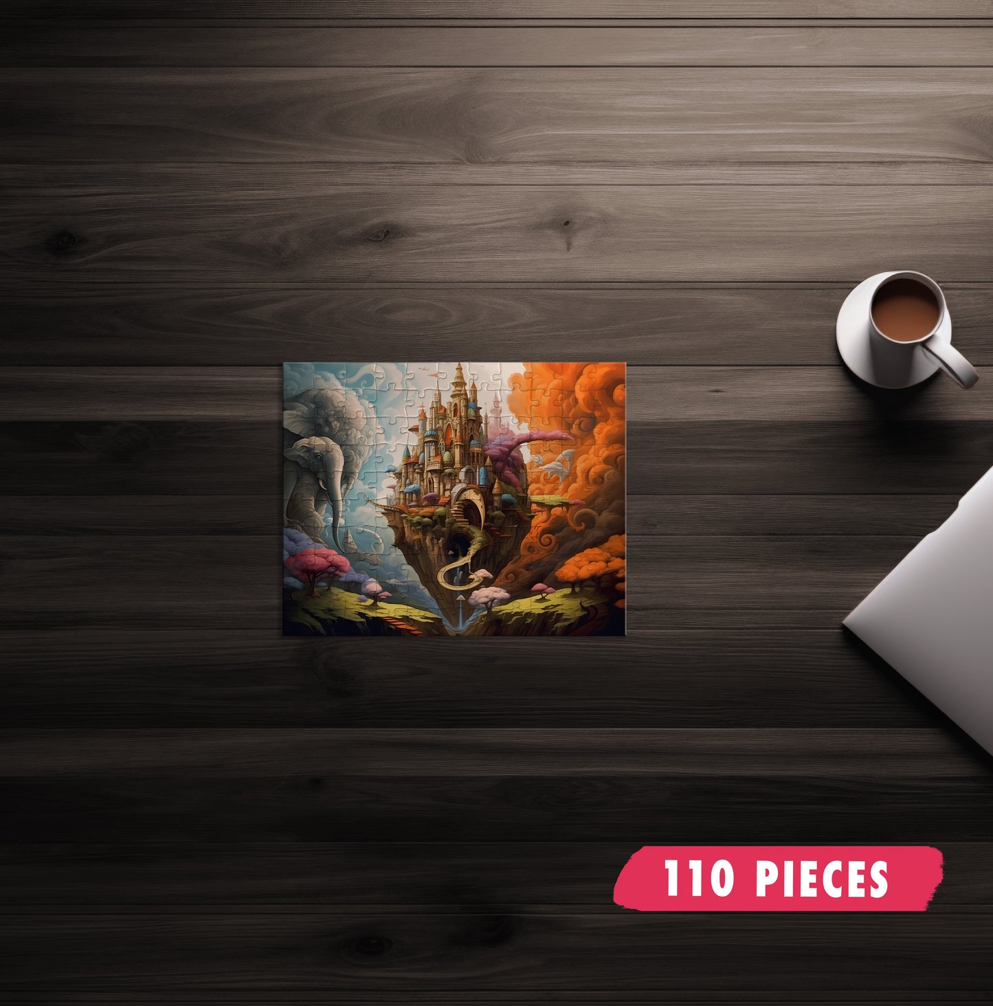Merging Of Worlds Jigsaw Puzzle