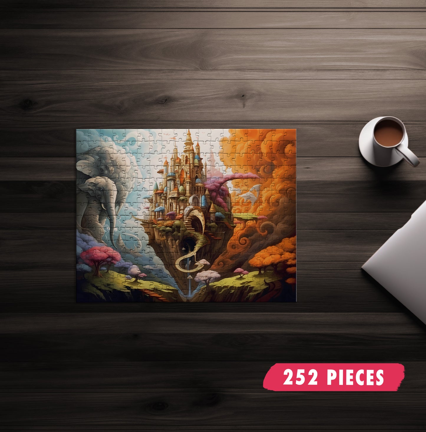 Merging Of Worlds Jigsaw Puzzle