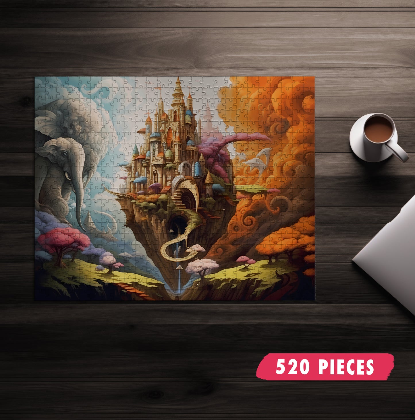 Merging Of Worlds Jigsaw Puzzle