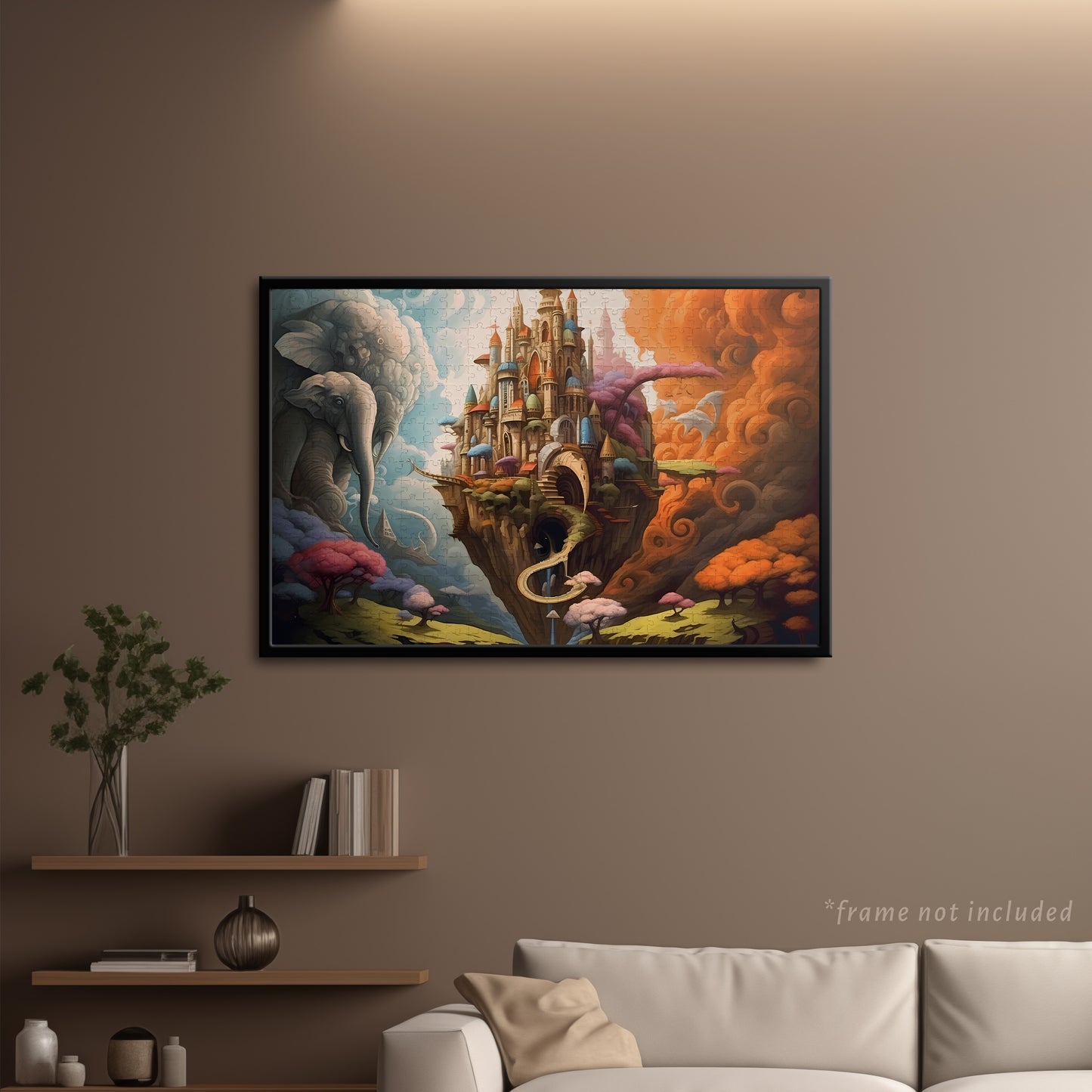 Merging Of Worlds Jigsaw Puzzle