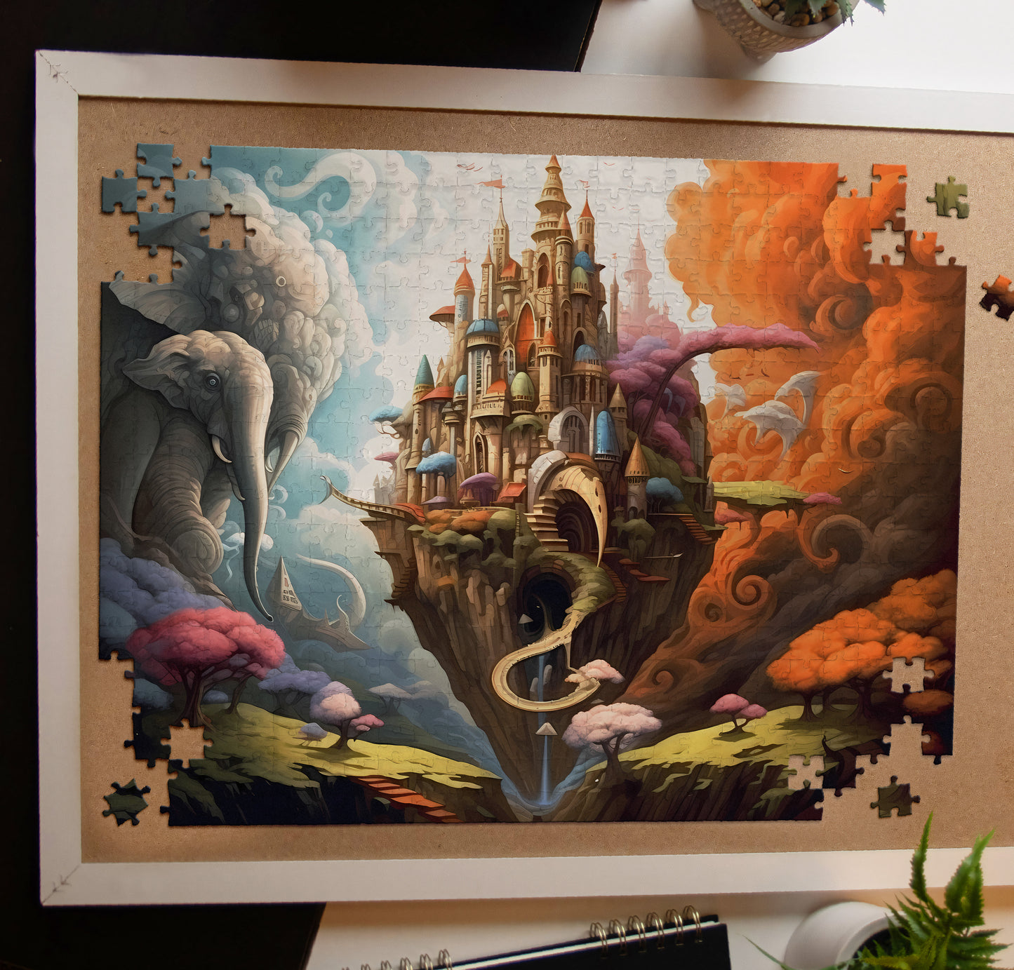 Merging Of Worlds Jigsaw Puzzle