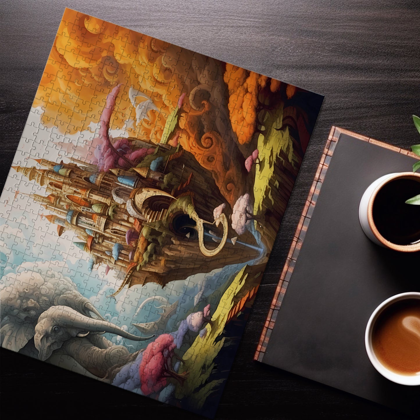 Merging Of Worlds Jigsaw Puzzle