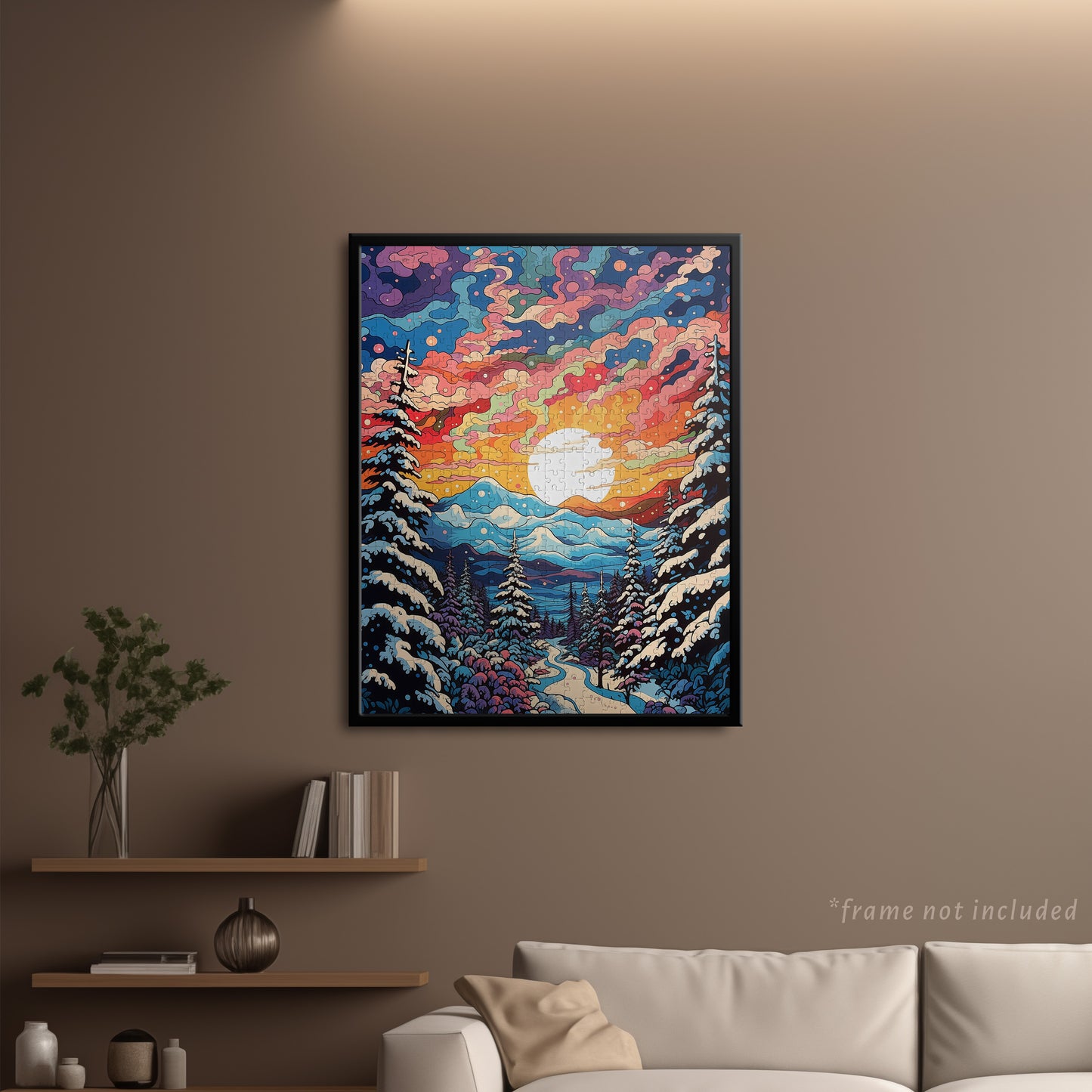 Rainbow Winter Jigsaw Puzzle
