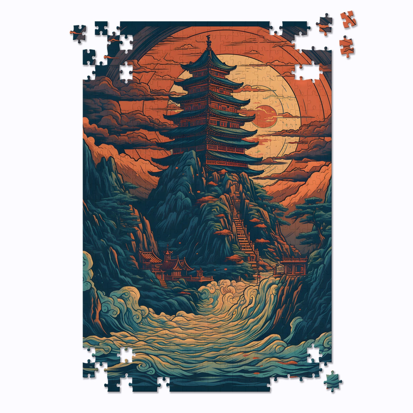 Moon Temple Jigsaw Puzzle