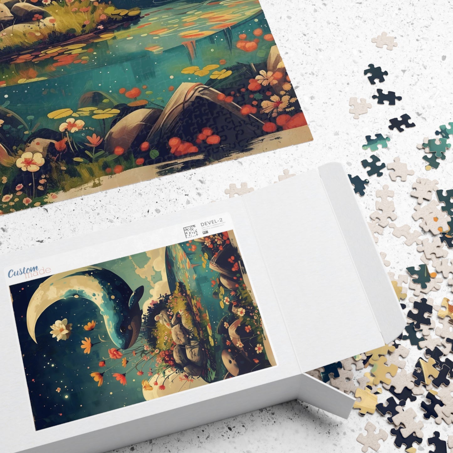 Sci-Fi Whale Jigsaw Puzzle
