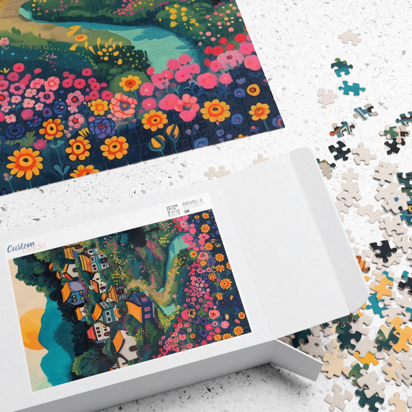 River Village Jigsaw Puzzle