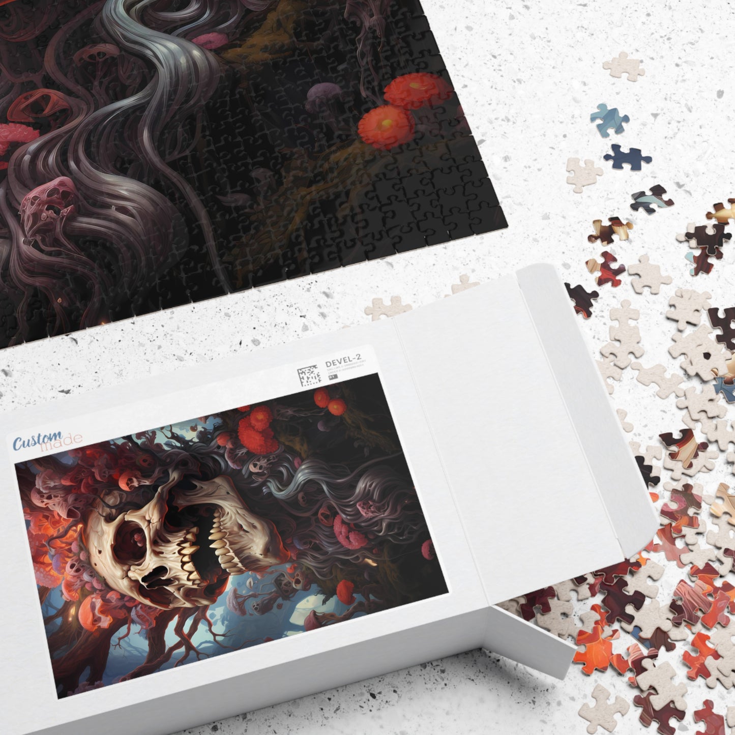 Apocalyptic Skull Jigsaw Puzzle