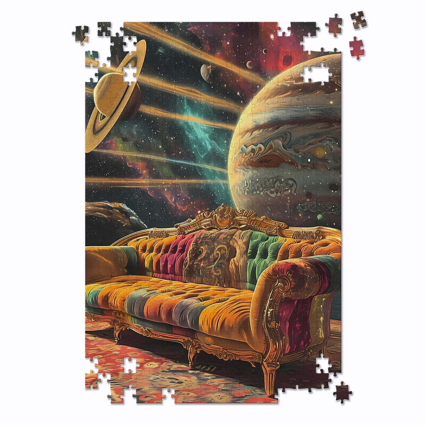 Cosmic Couch Jigsaw Puzzle