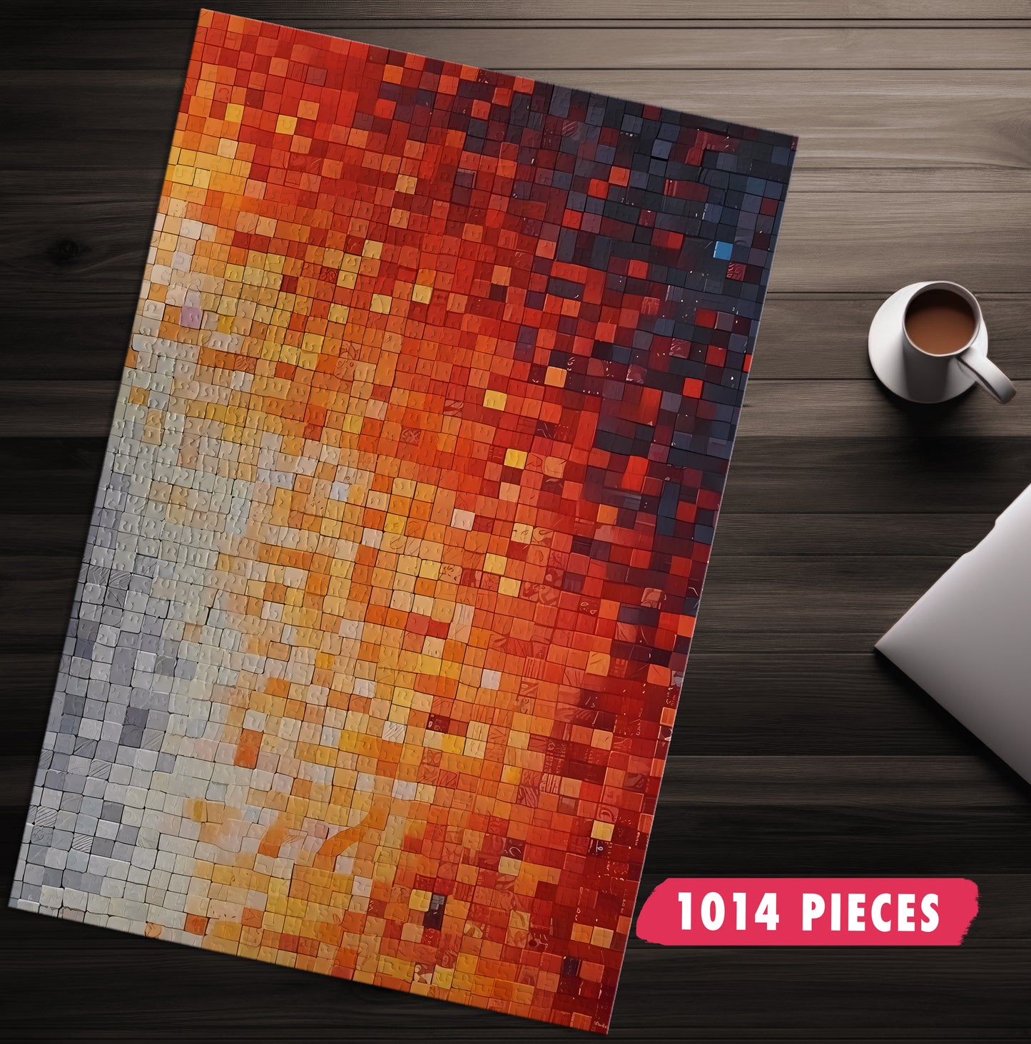 Fire Mosaic Jigsaw Puzzle