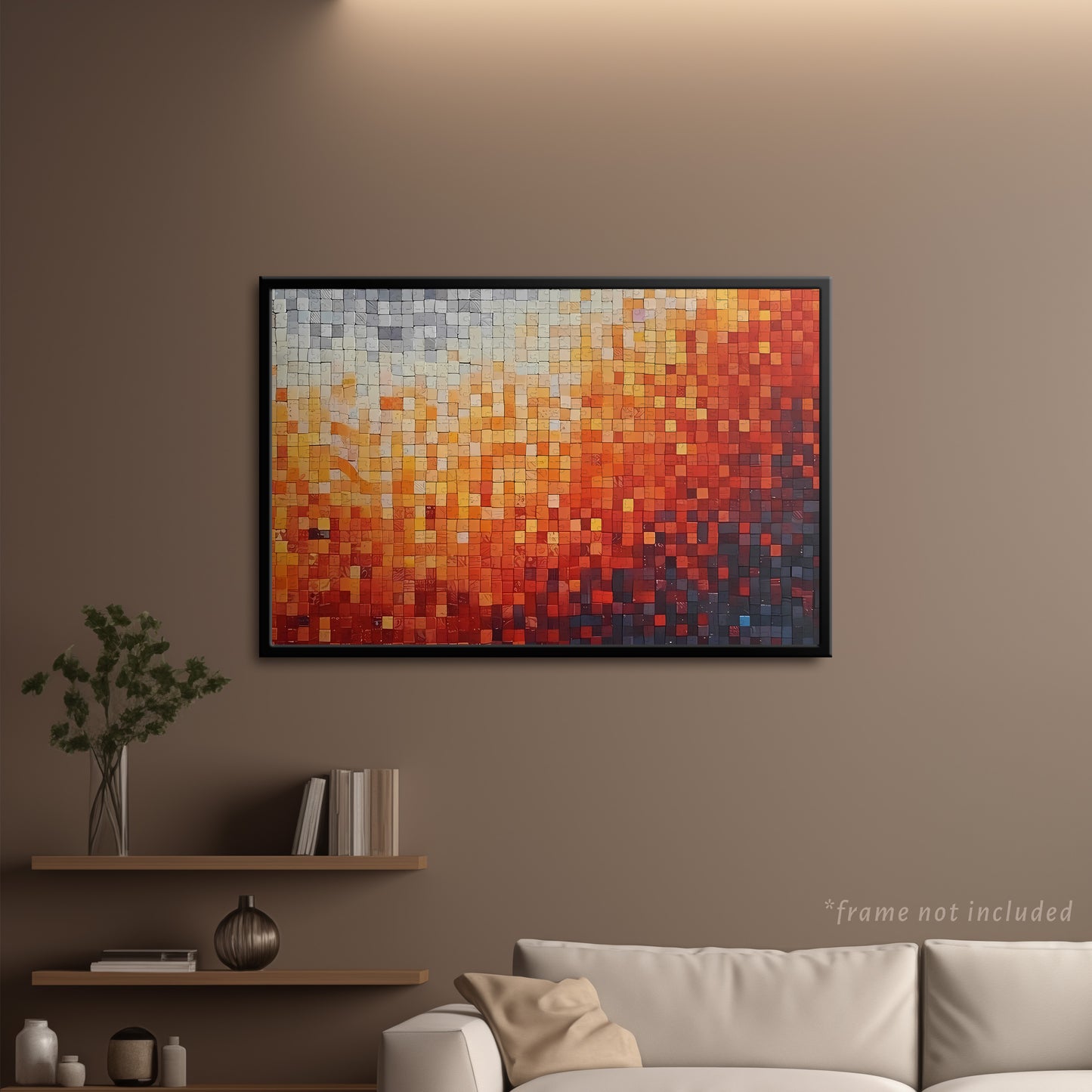 Fire Mosaic Jigsaw Puzzle