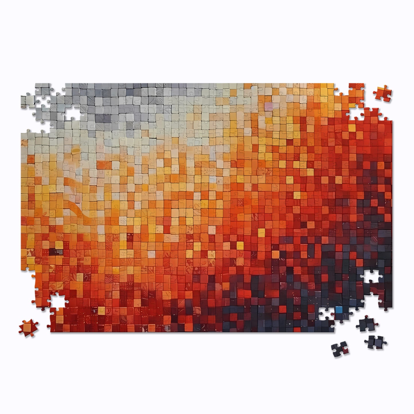 Fire Mosaic Jigsaw Puzzle