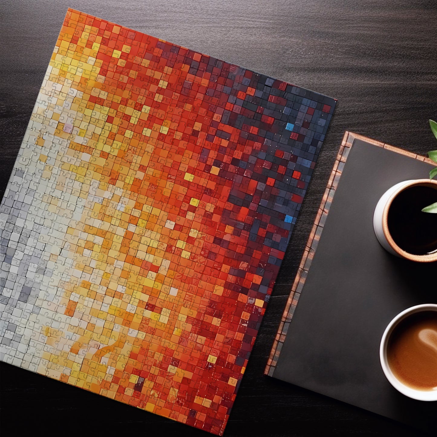 Fire Mosaic Jigsaw Puzzle