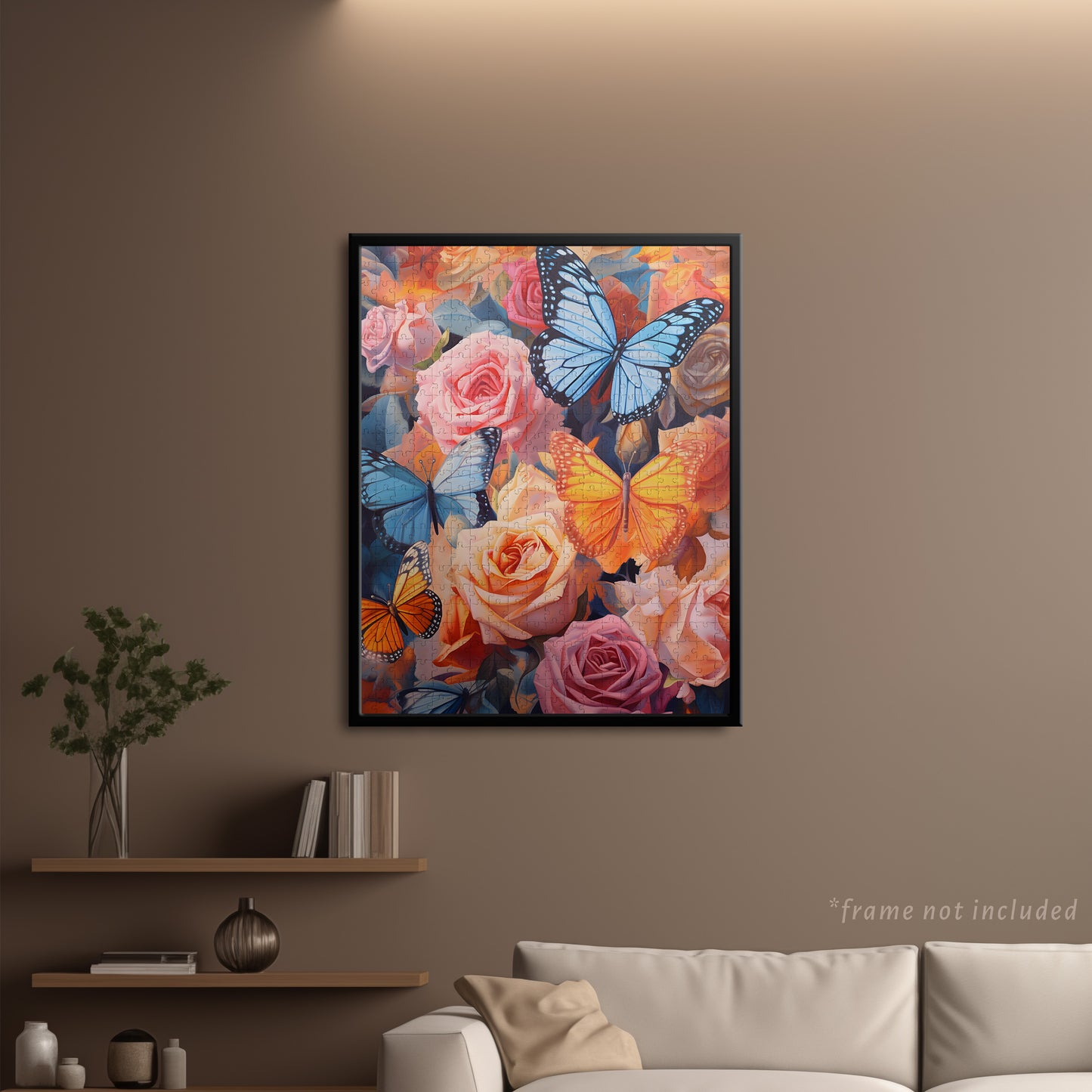 Roses and Butterfly's Jigsaw Puzzle