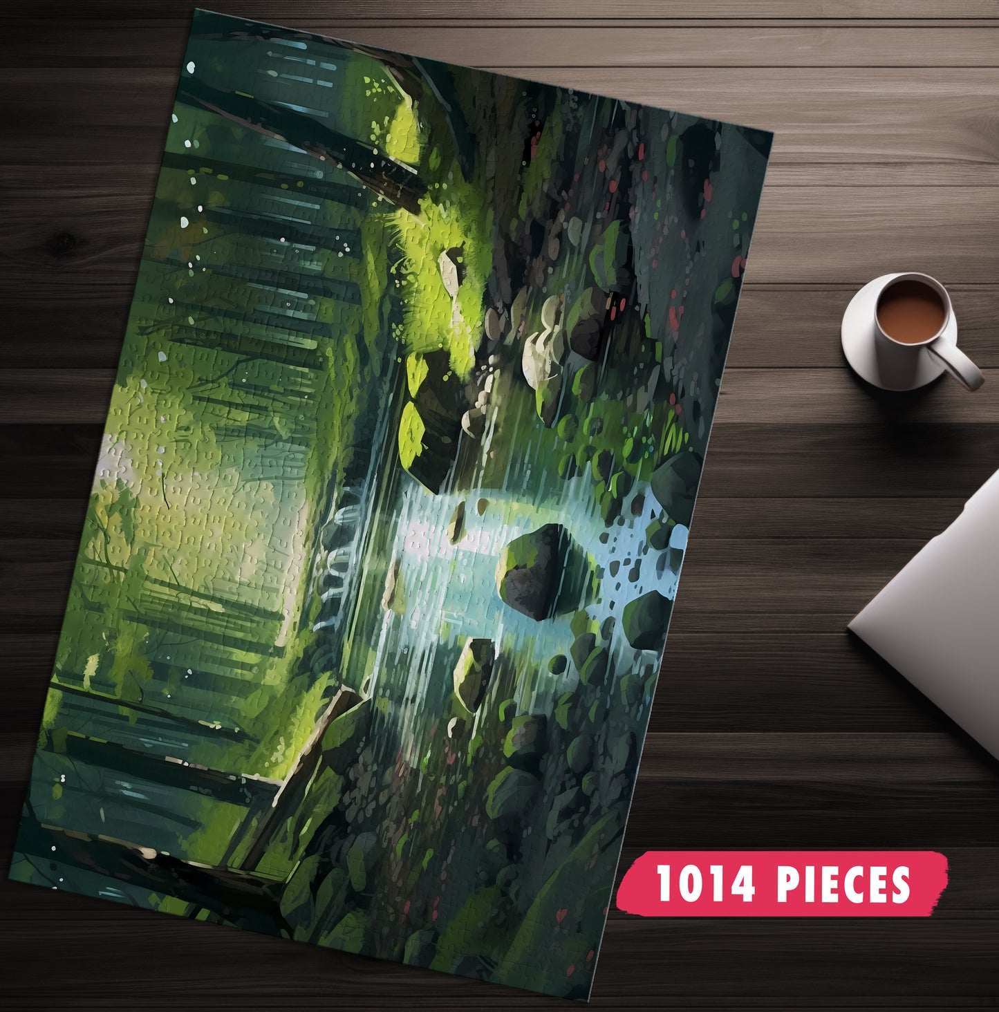 Tranquil Forest Creek Jigsaw Puzzle