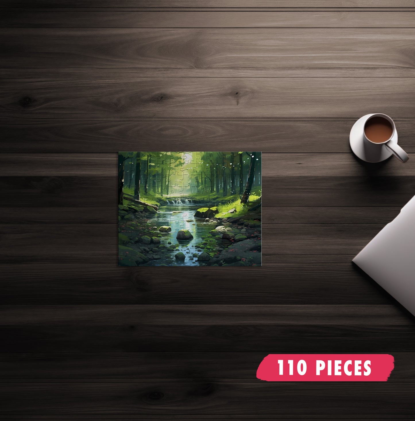 Tranquil Forest Creek Jigsaw Puzzle