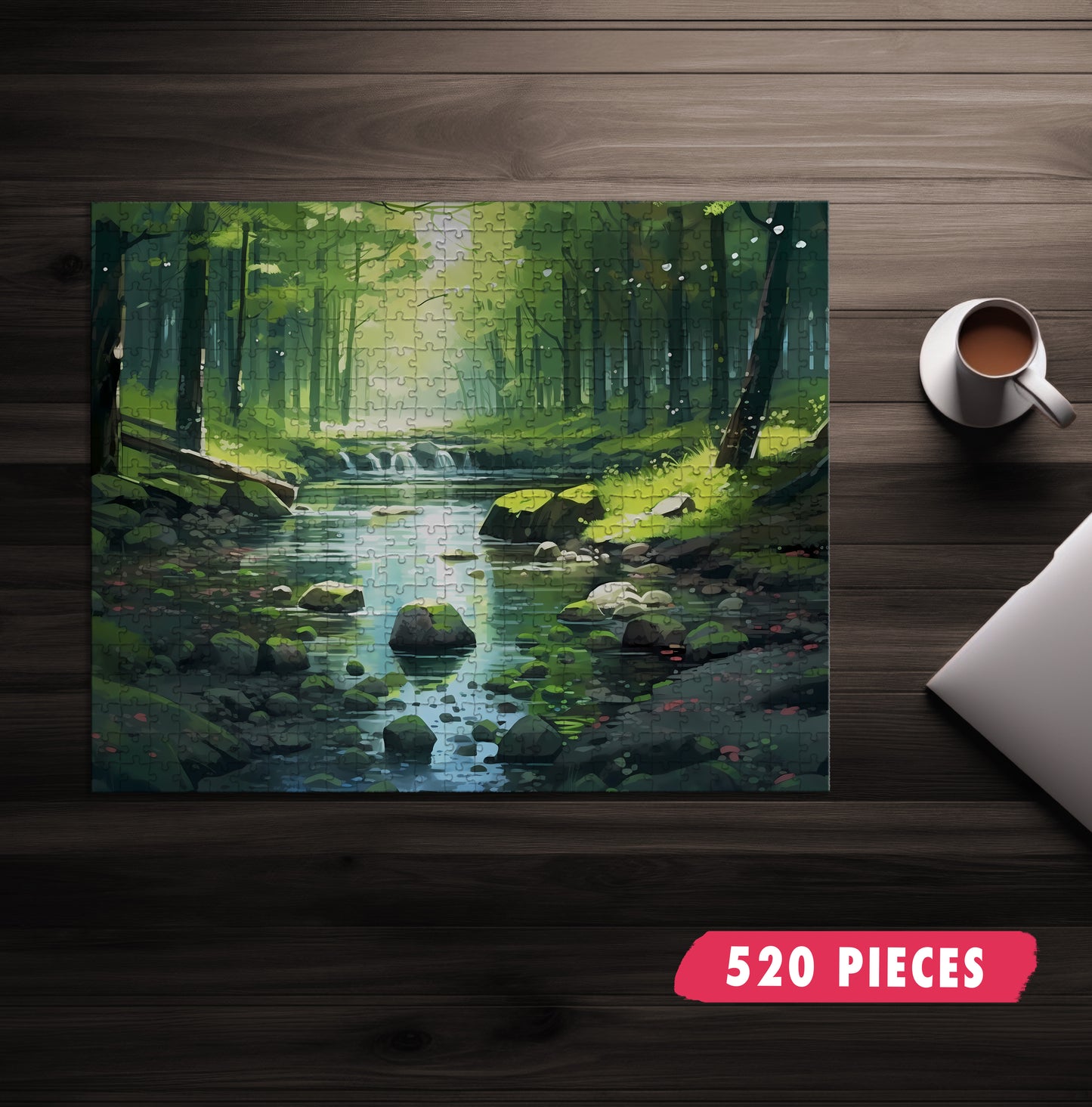 Tranquil Forest Creek Jigsaw Puzzle