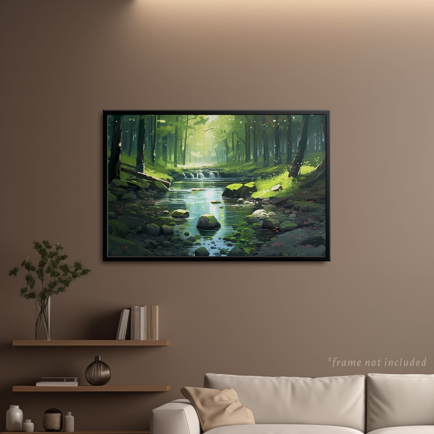Tranquil Forest Creek Jigsaw Puzzle